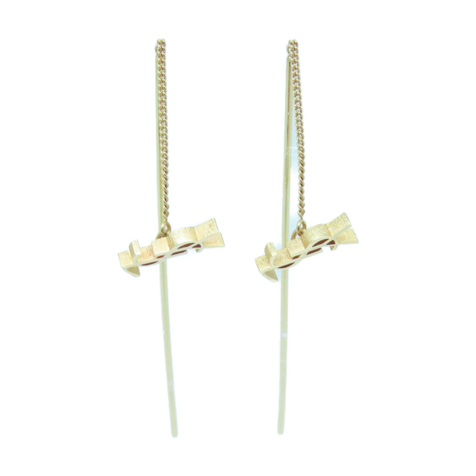YVES SAINT LAURENT 金屬Earrings耳環金色