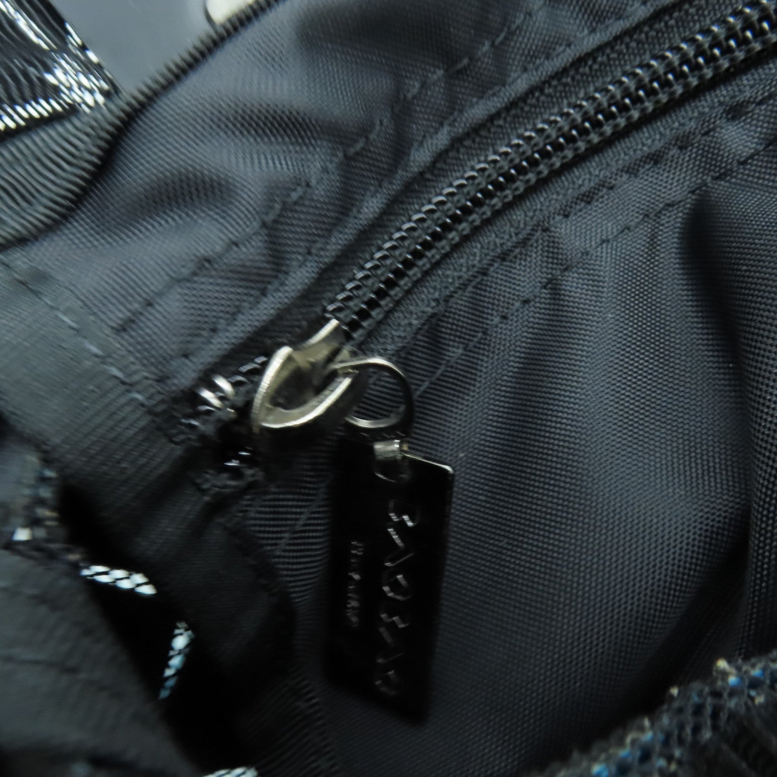 SELECTION PVC Baobao銀扣手挽袋藍色