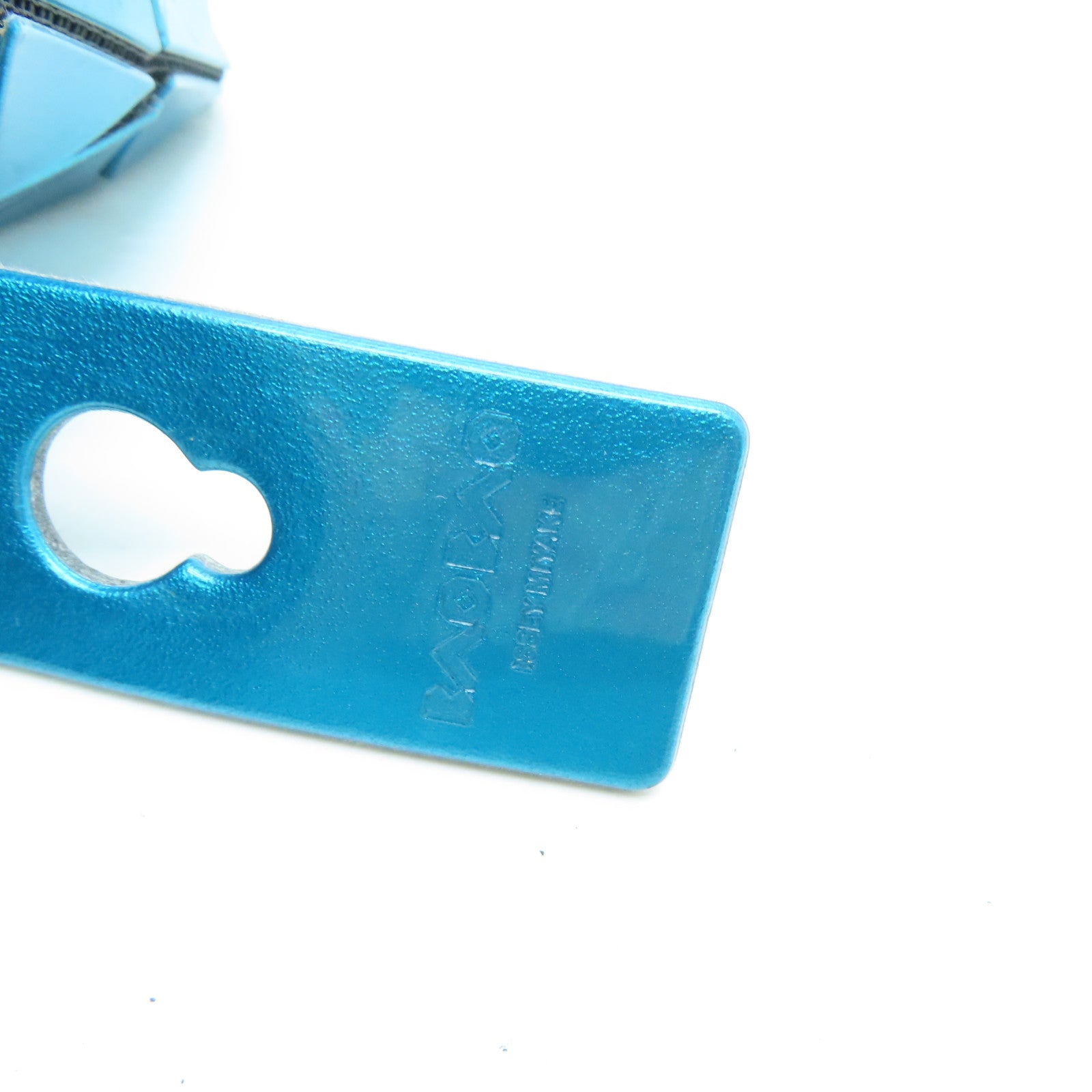 SELECTION PVC Baobao銀扣手挽袋藍色