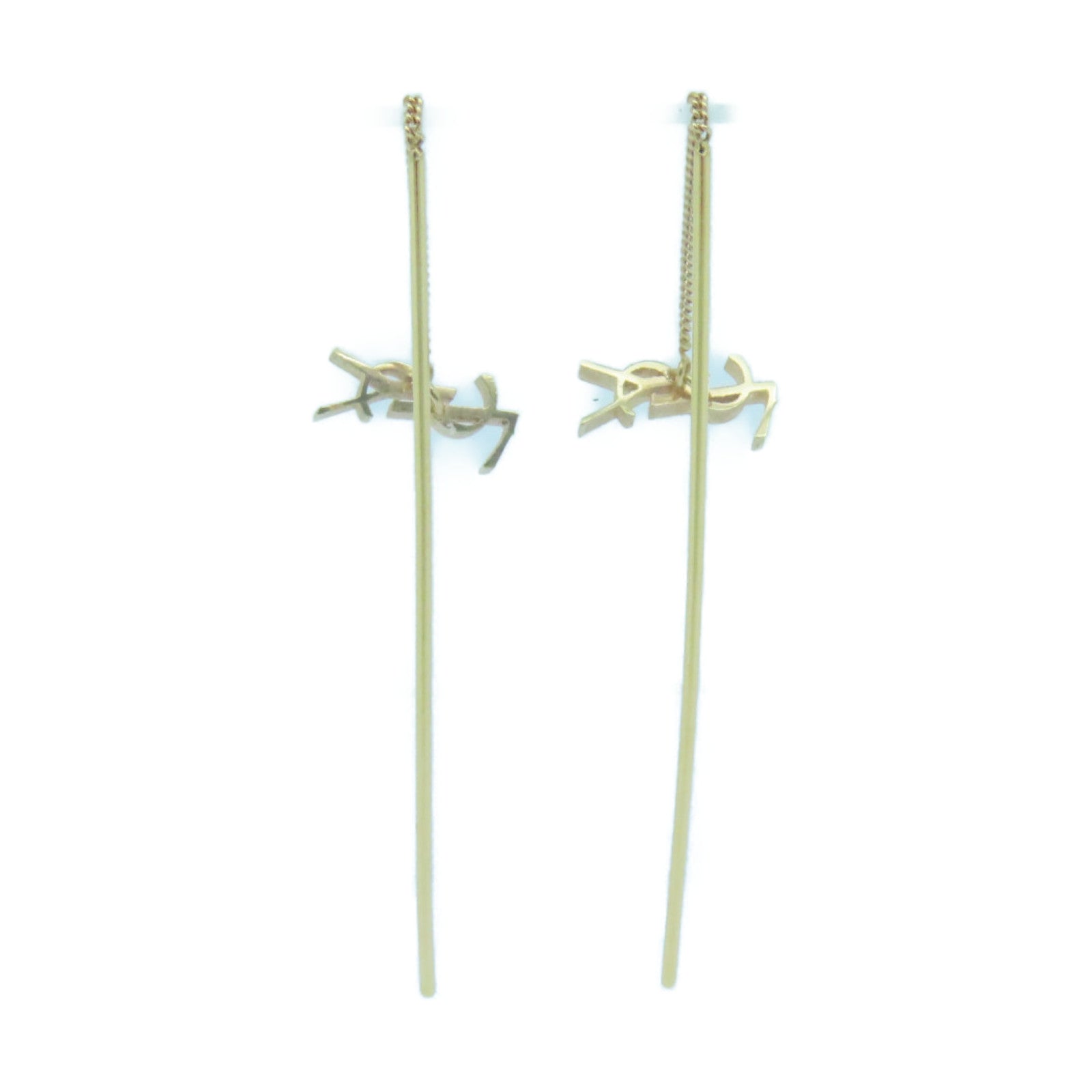 YVES SAINT LAURENT 金屬Earrings耳環金色