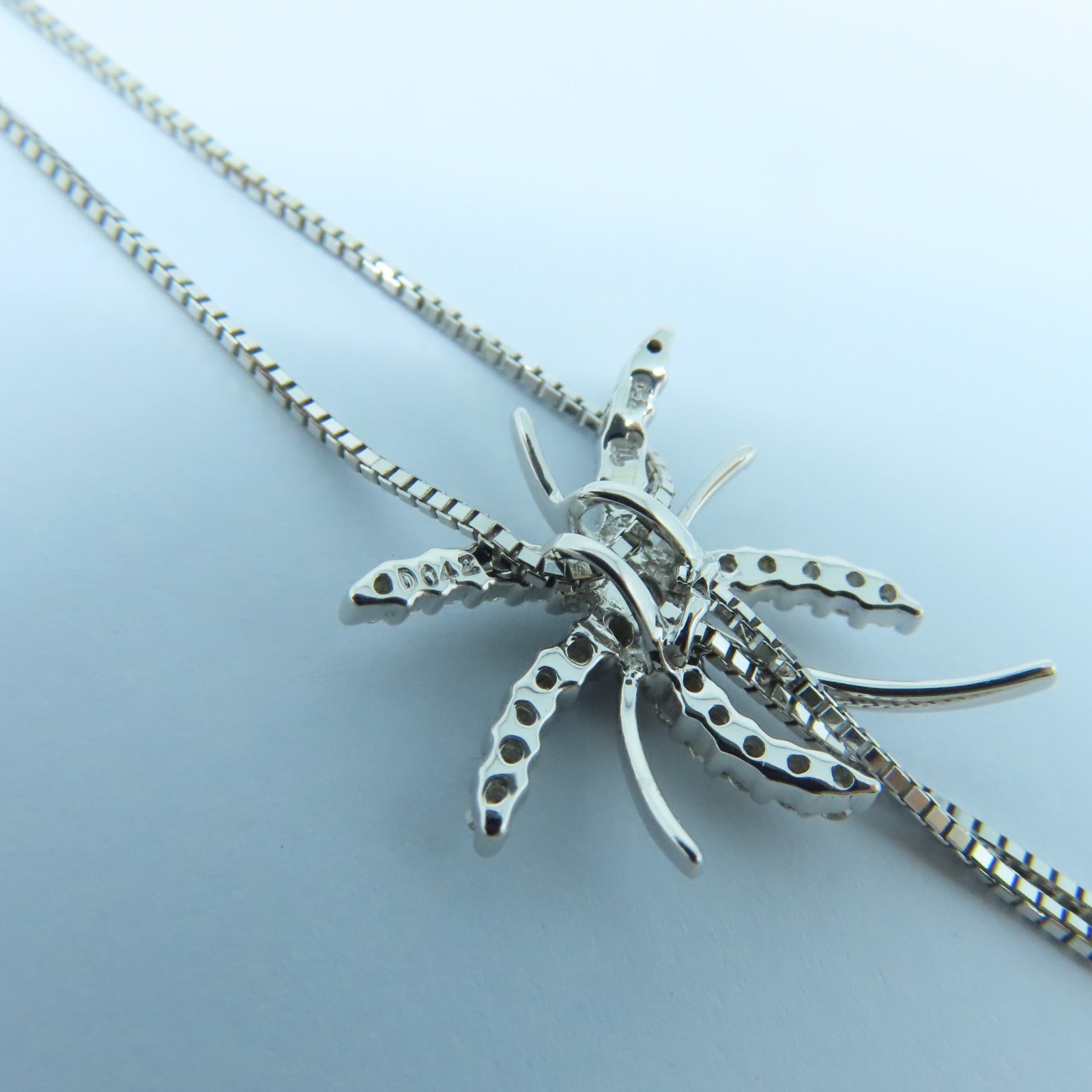 JEWELRY 18K White Gold Diamond Necklace Diamond Necklace