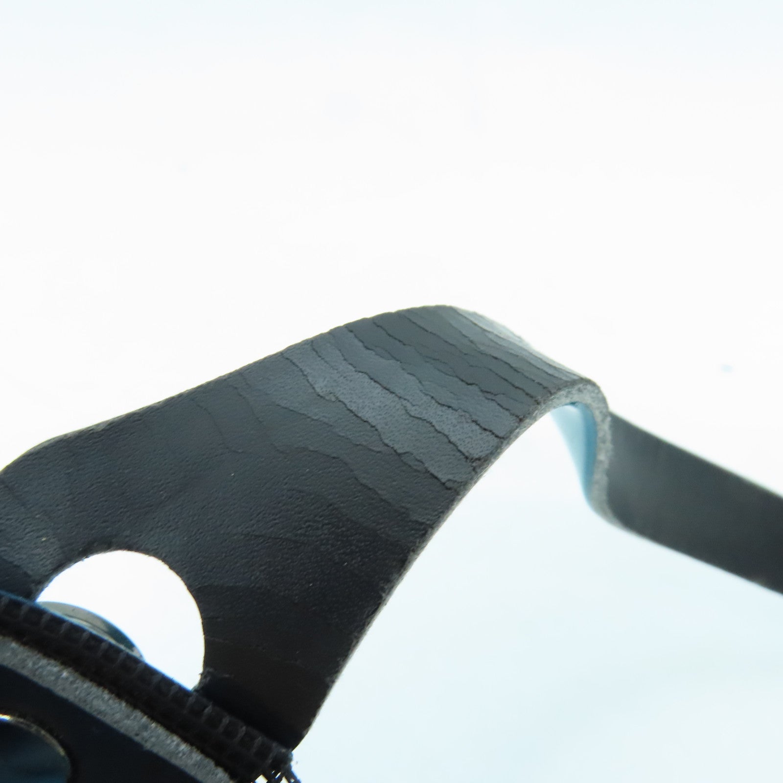 SELECTION PVC Baobao銀扣手挽袋藍色