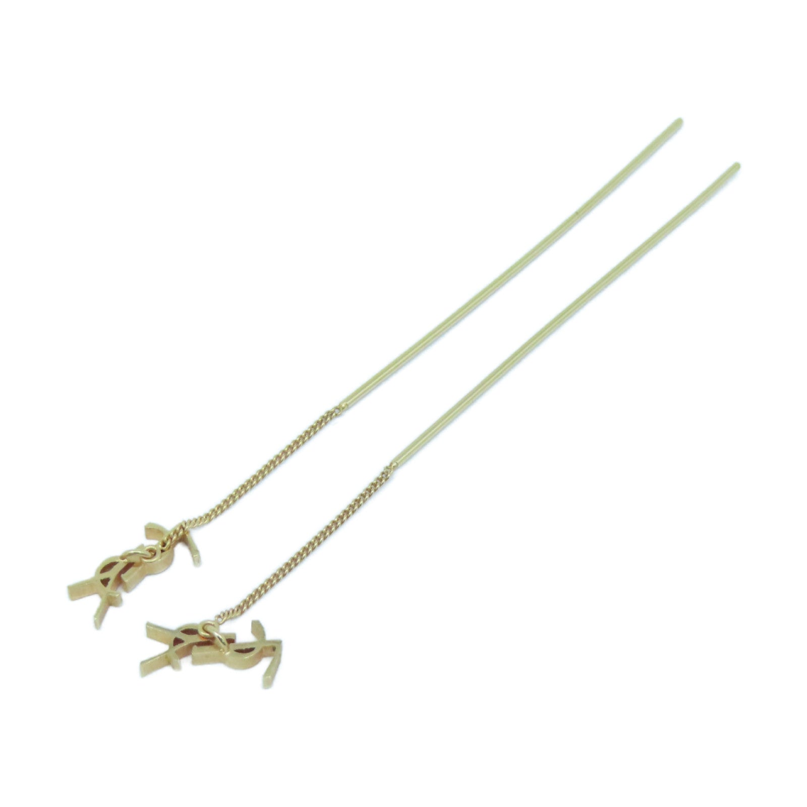 YVES SAINT LAURENT 金屬Earrings耳環金色