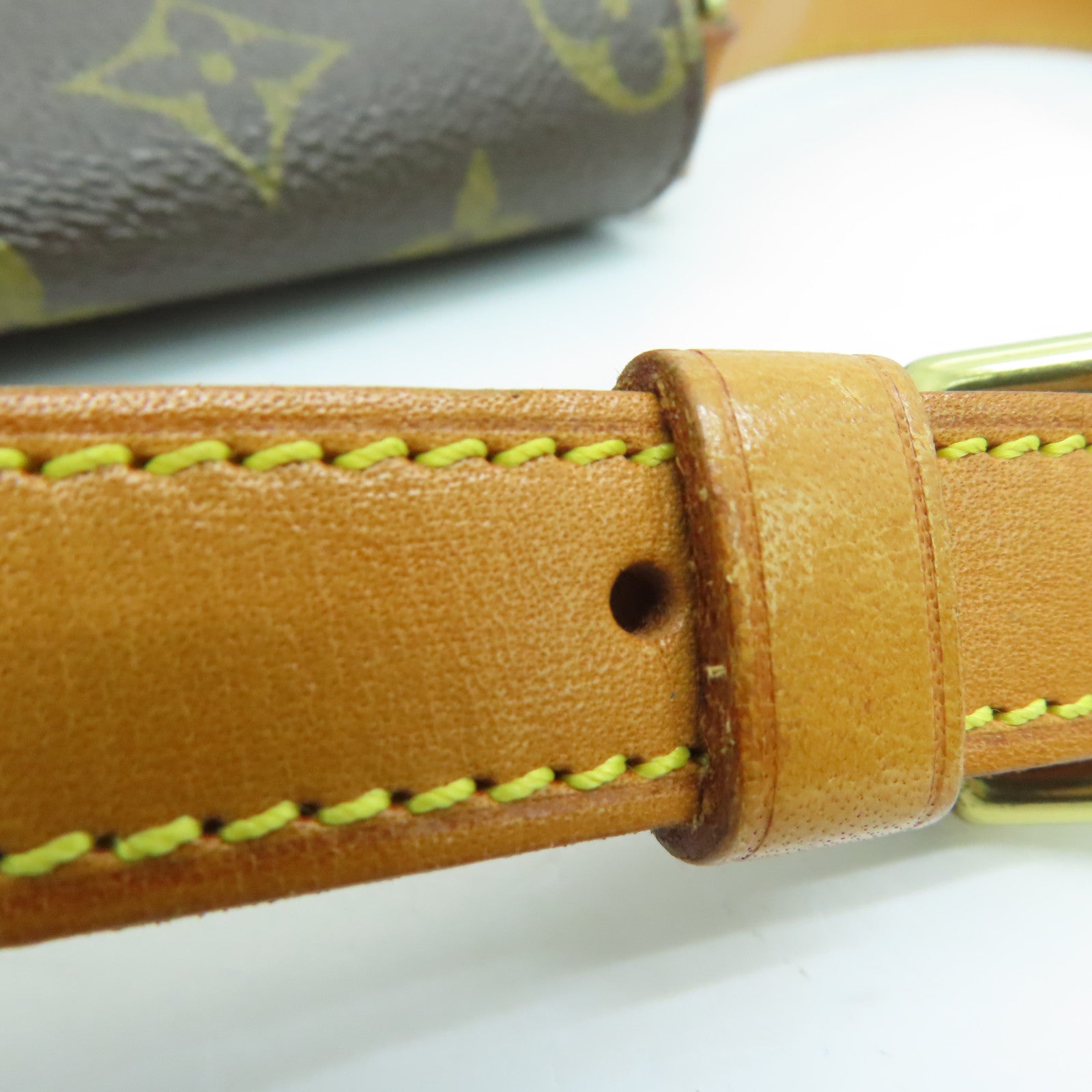 LOUIS VUITTON Monogram Musette Salsa金扣肩背袋啡色
