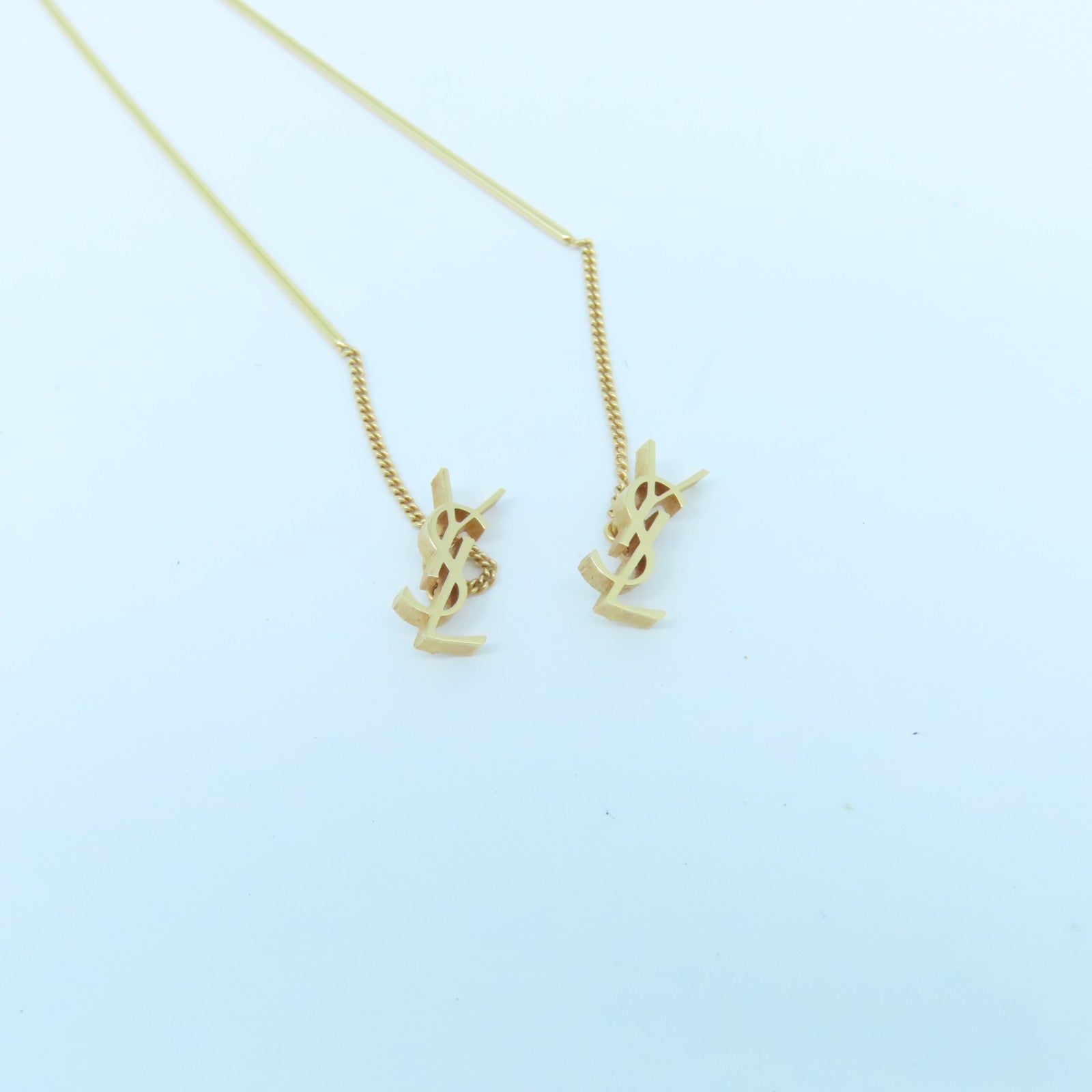 YVES SAINT LAURENT 金屬Earrings耳環金色