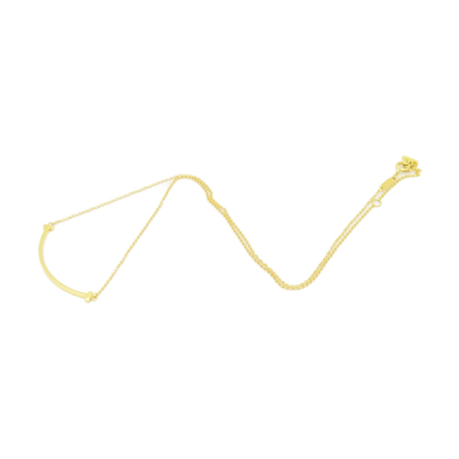 TIFFANY＆CO 18K玫瑰金T Smile Pendant Small項鍊