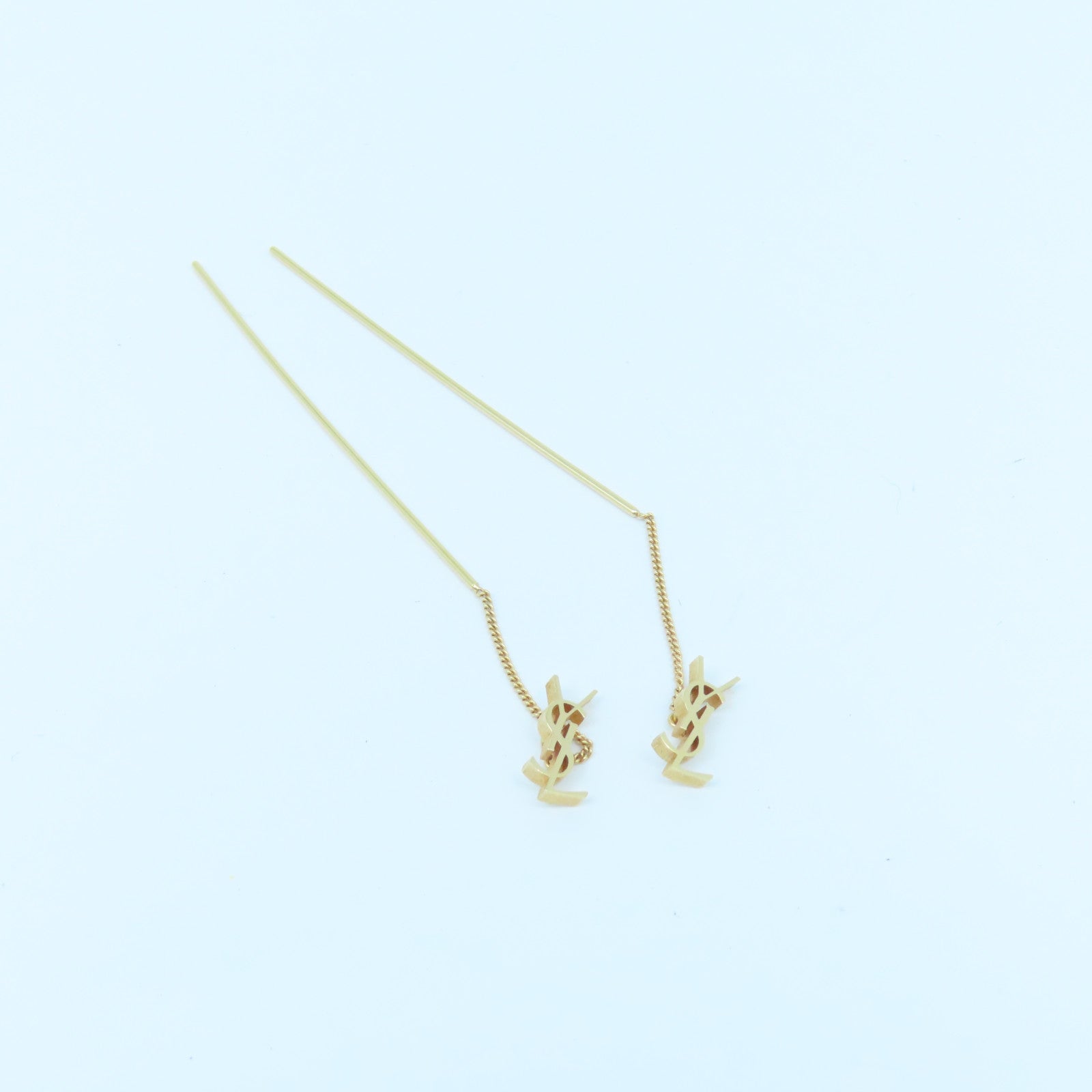 YVES SAINT LAURENT 金屬Earrings耳環金色