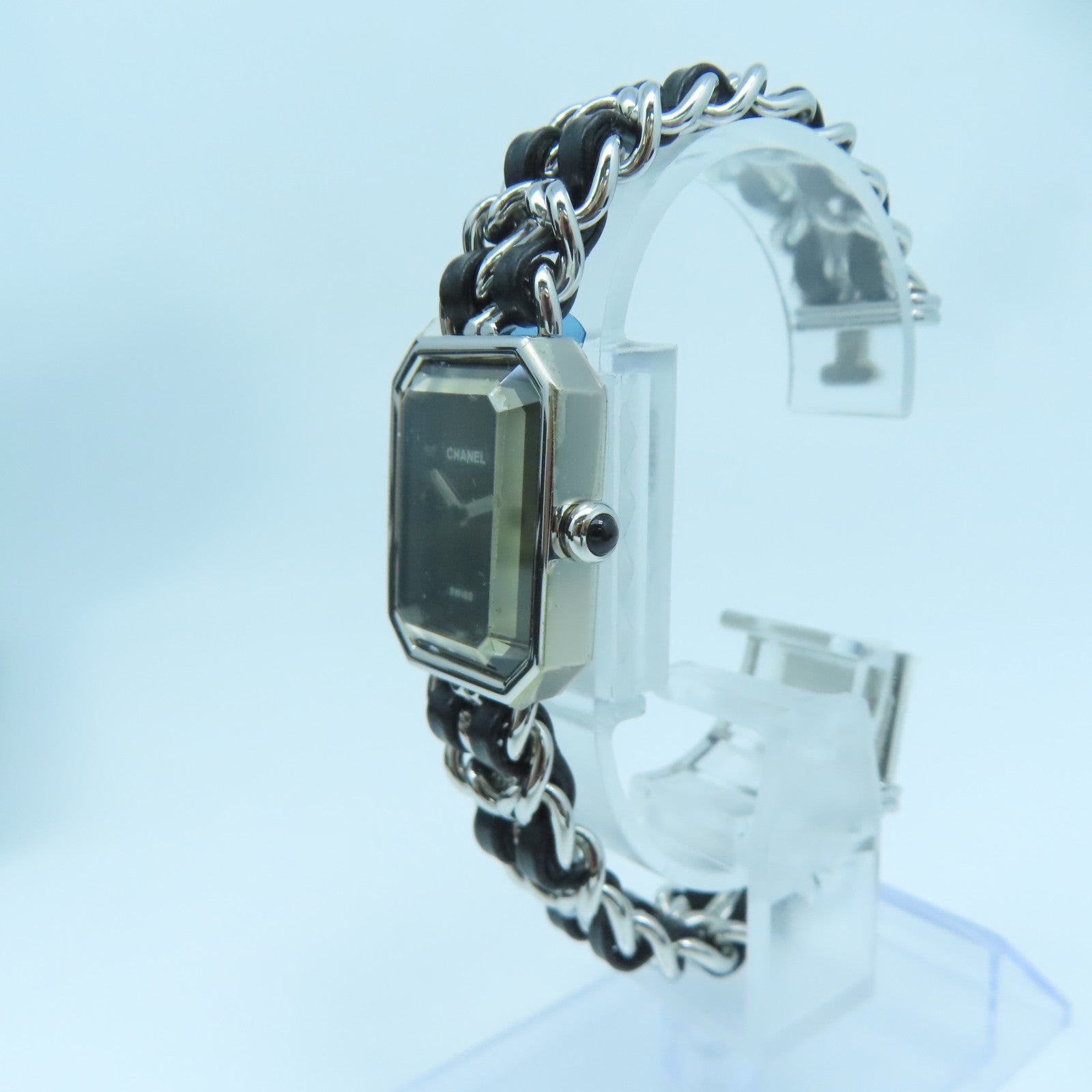 CHANEL Premiere Rock不锈钢手表石英机芯银色/黑色