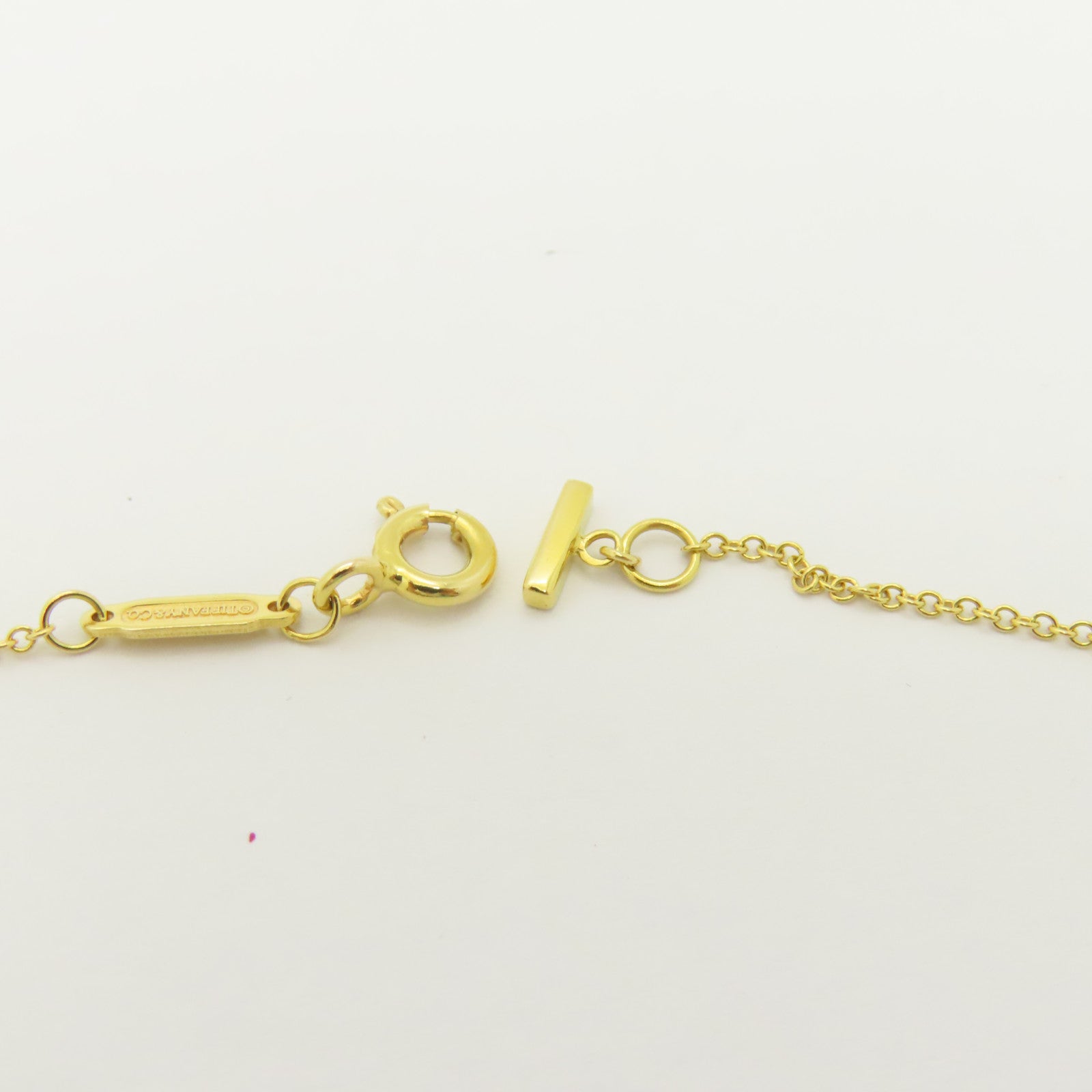TIFFANY＆CO 18K玫瑰金T Smile Pendant Small項鍊