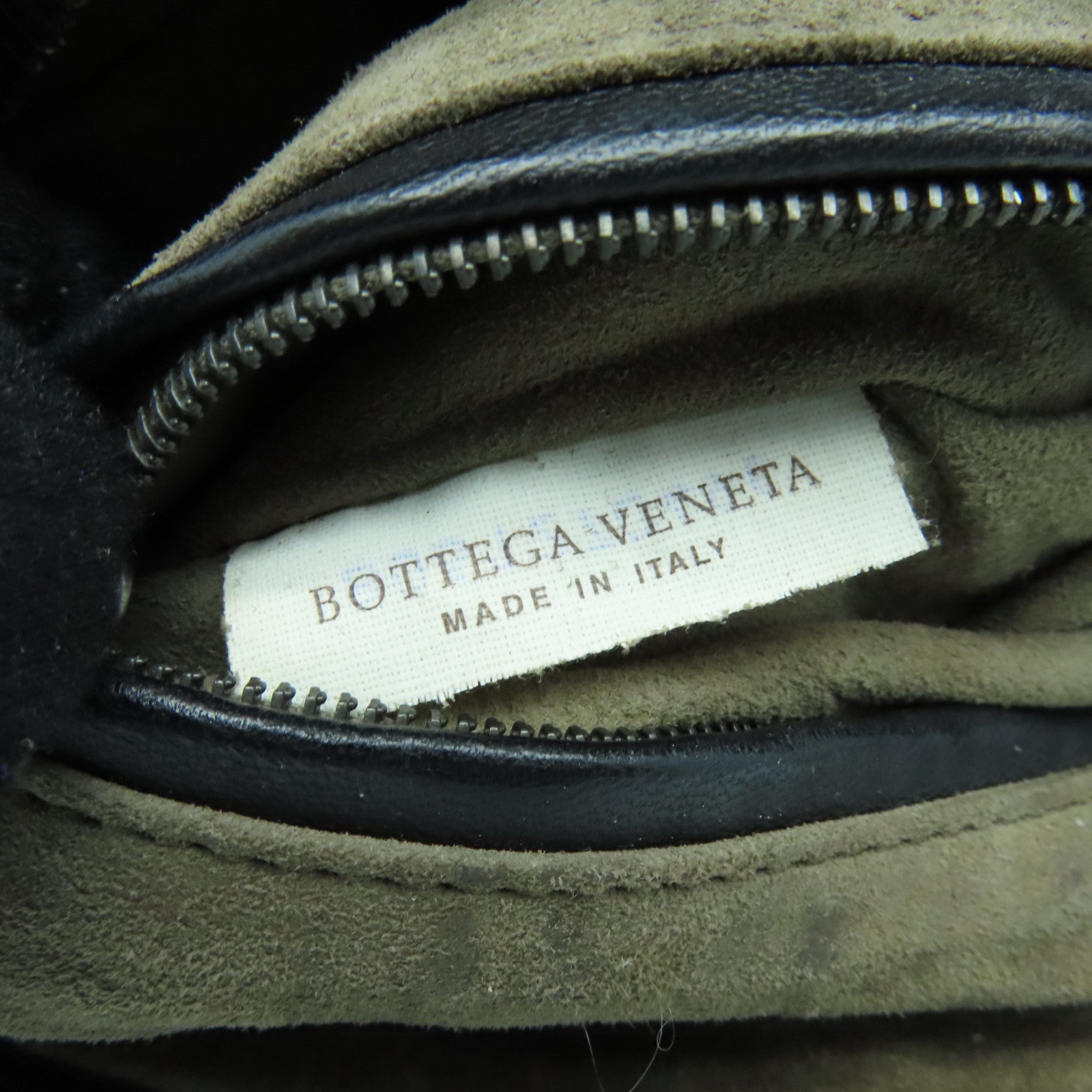 BOTTEGA VENETA 织纹皮革Shoulder Bag肩背袋黑色