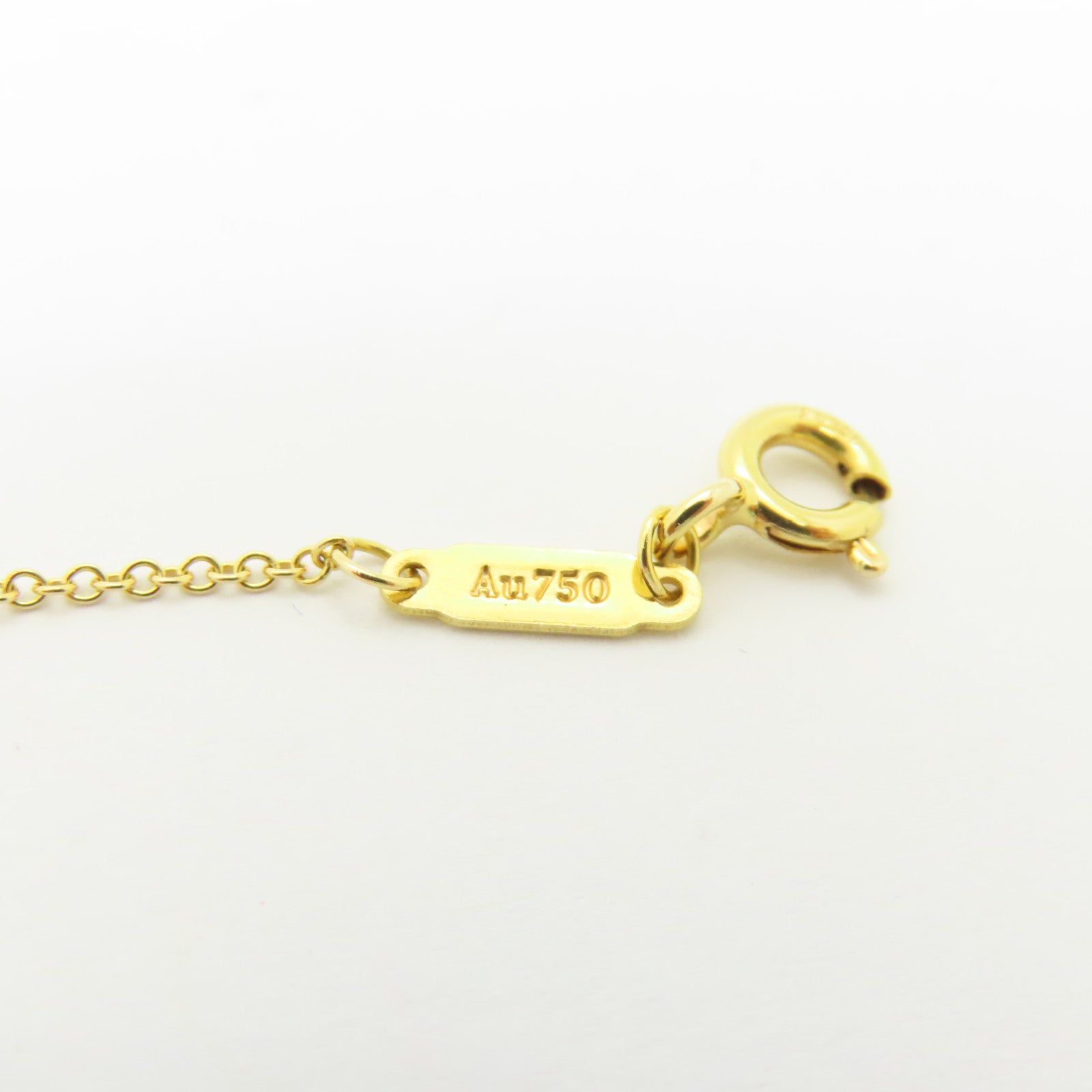 TIFFANY＆CO 18K玫瑰金T Smile Pendant Small項鍊