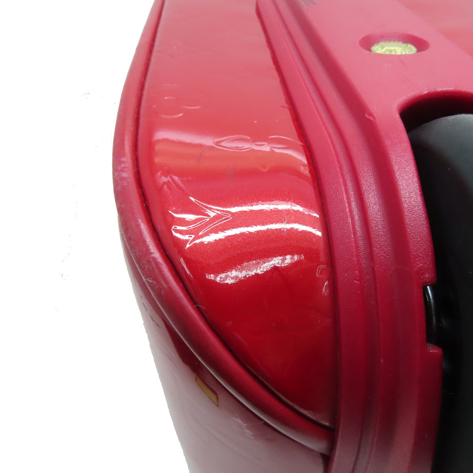 LOUIS VUITTON [Sharp Discount] Vernis Pegase 45 Gold Buckle Luggage Red