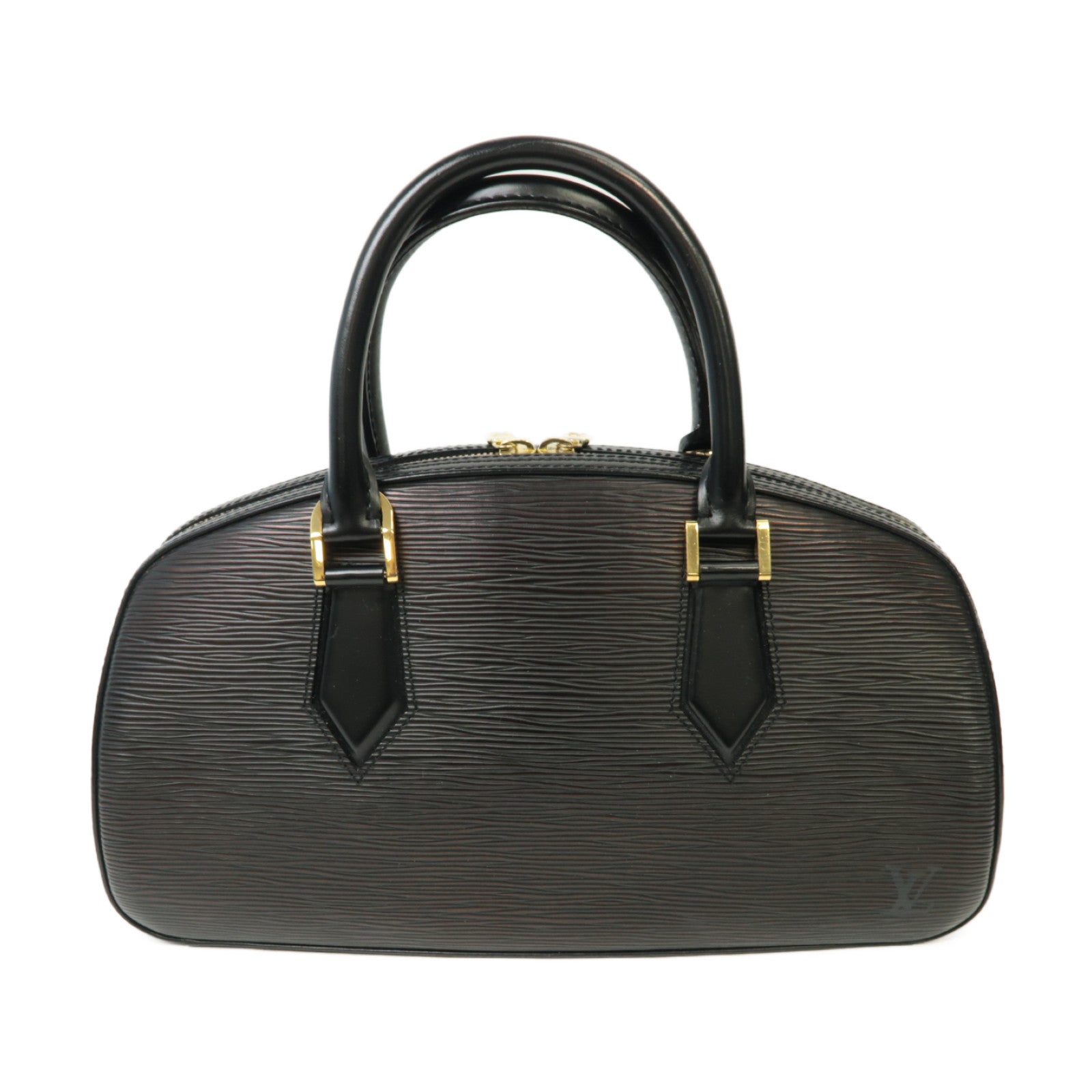 LOUIS VUITTON Epi Jasmin金扣手挽袋黒色