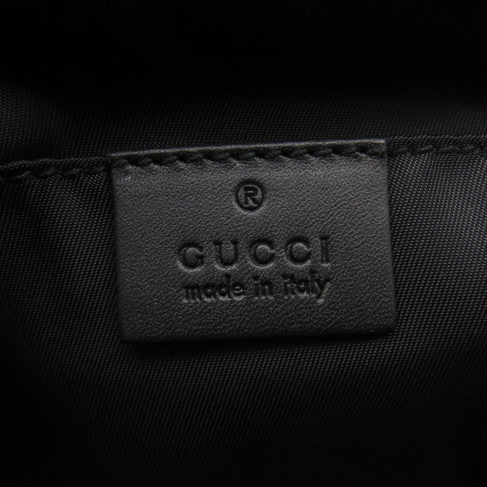 GUCCI 帆布Pouch手拿包紅色/黑色