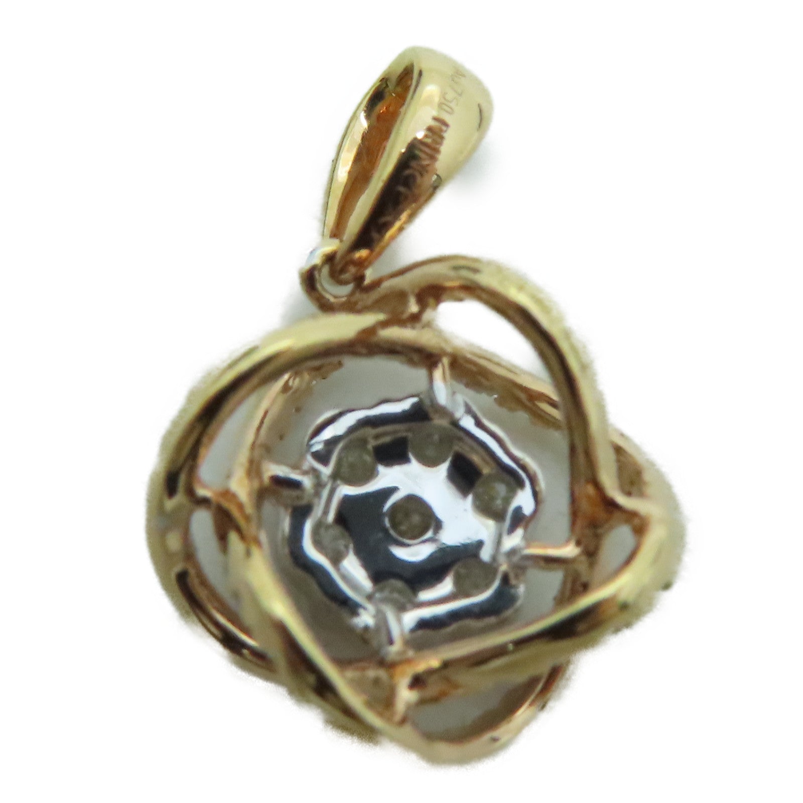 JEWELRY 【激減優惠】18K玫瑰金Diamond Pendant Top墜飾