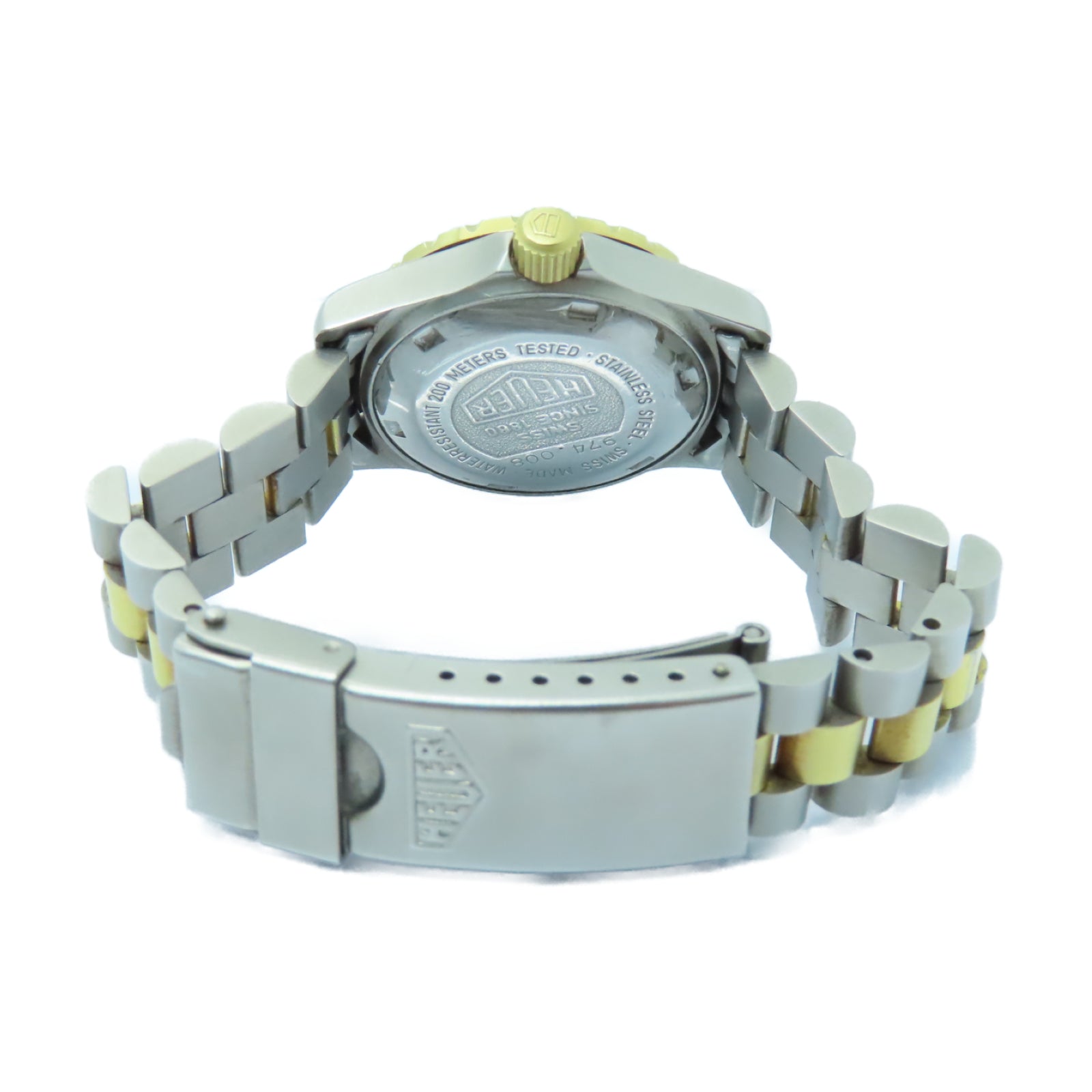 TAG HEUER Professional不鏽鋼手錶石英機芯金色/白色