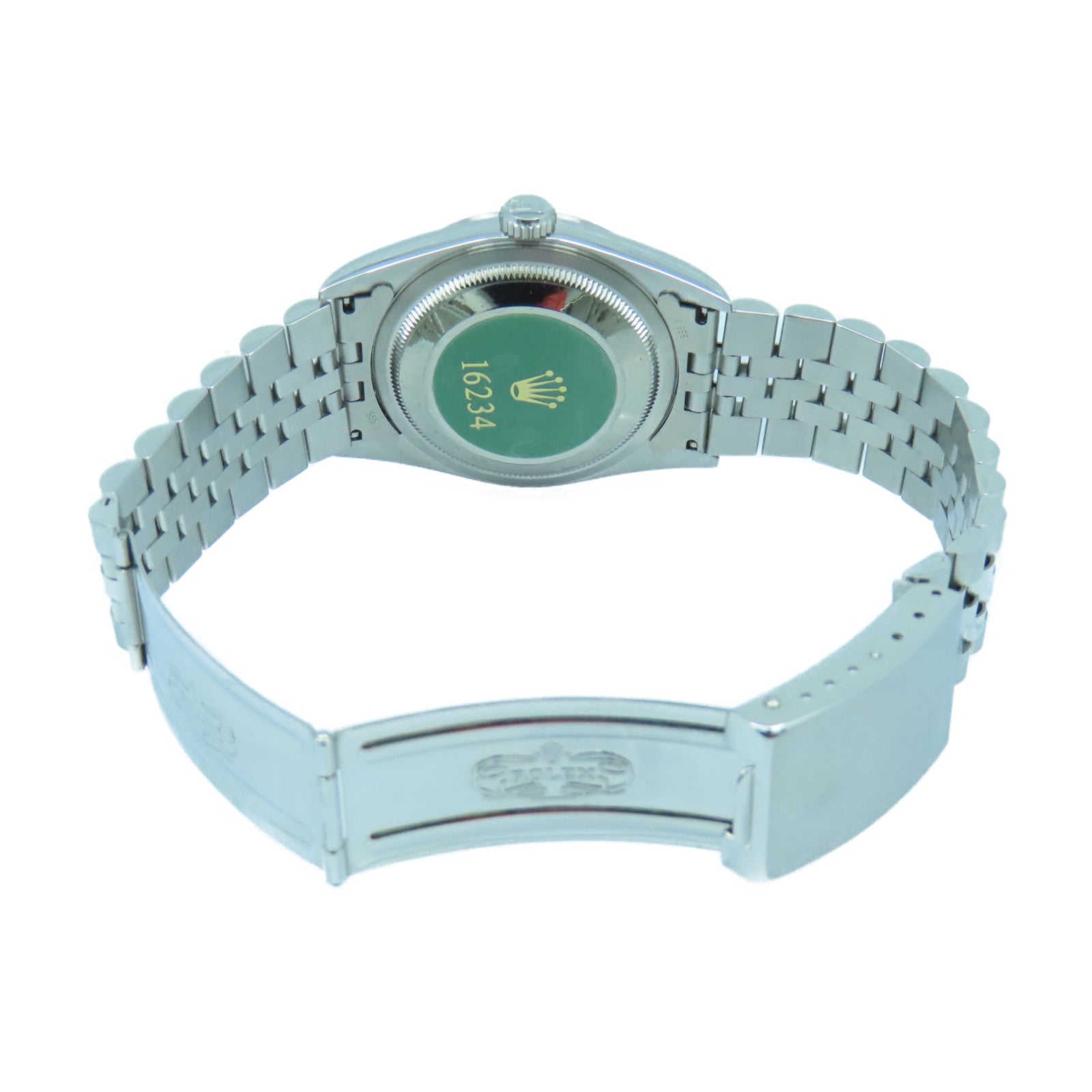 ROLEX Datejust 18K白金/不鏽鋼手錶自動機芯米色