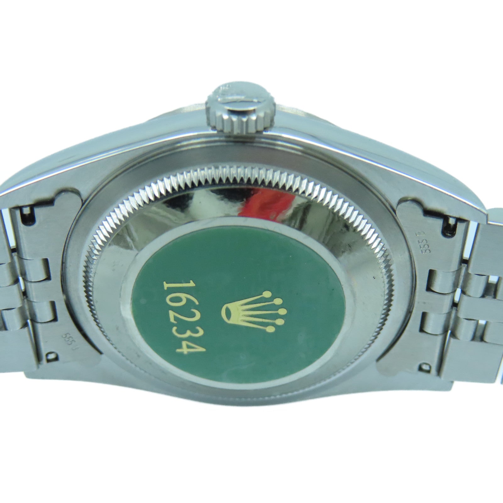 ROLEX Datejust 18K白金/不鏽鋼手錶自動機芯米色