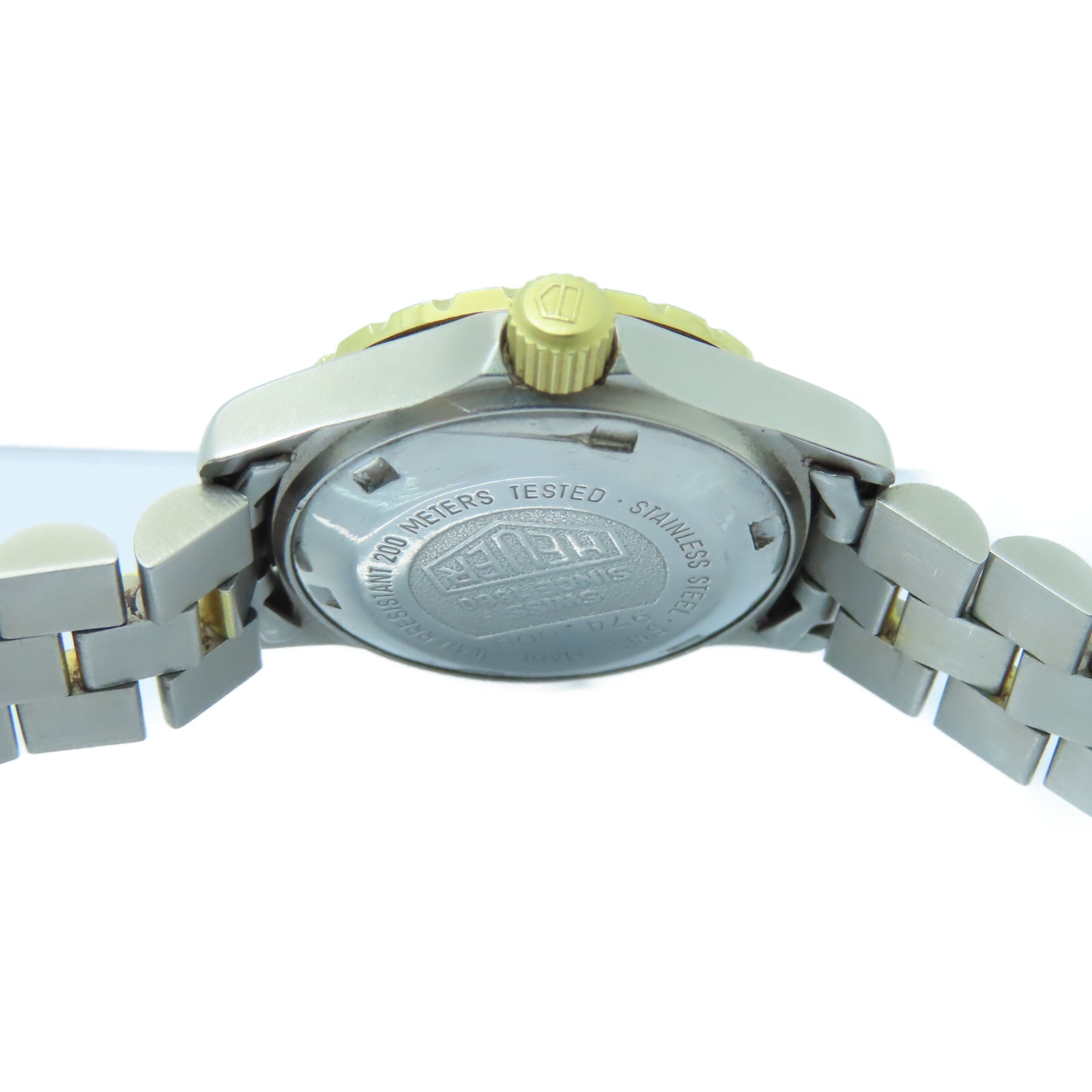 TAG HEUER Professional不鏽鋼手錶石英機芯金色/白色