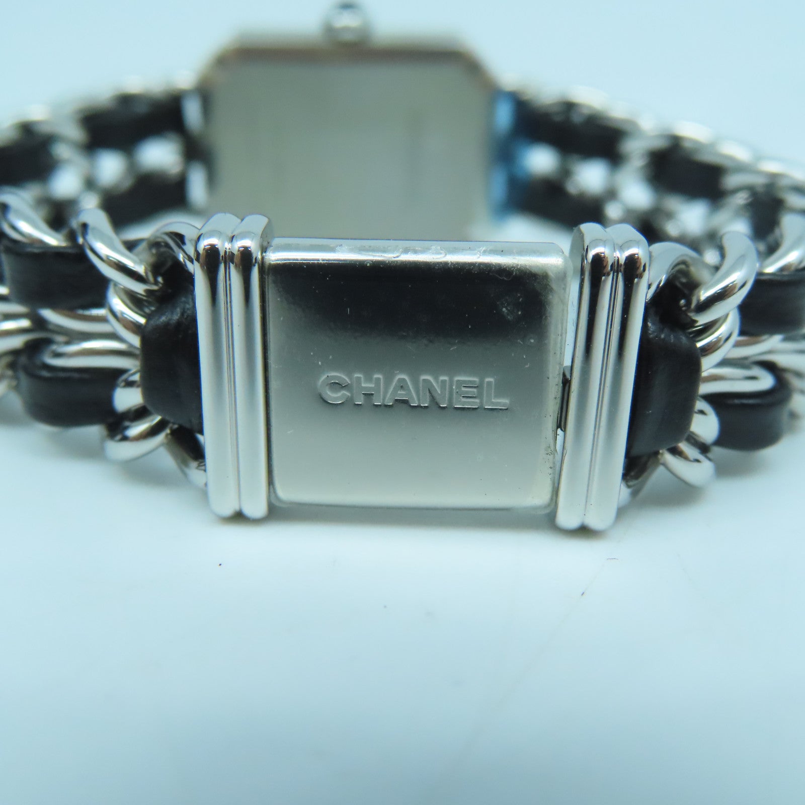 CHANEL Premiere Rock不锈钢手表石英机芯银色/黑色