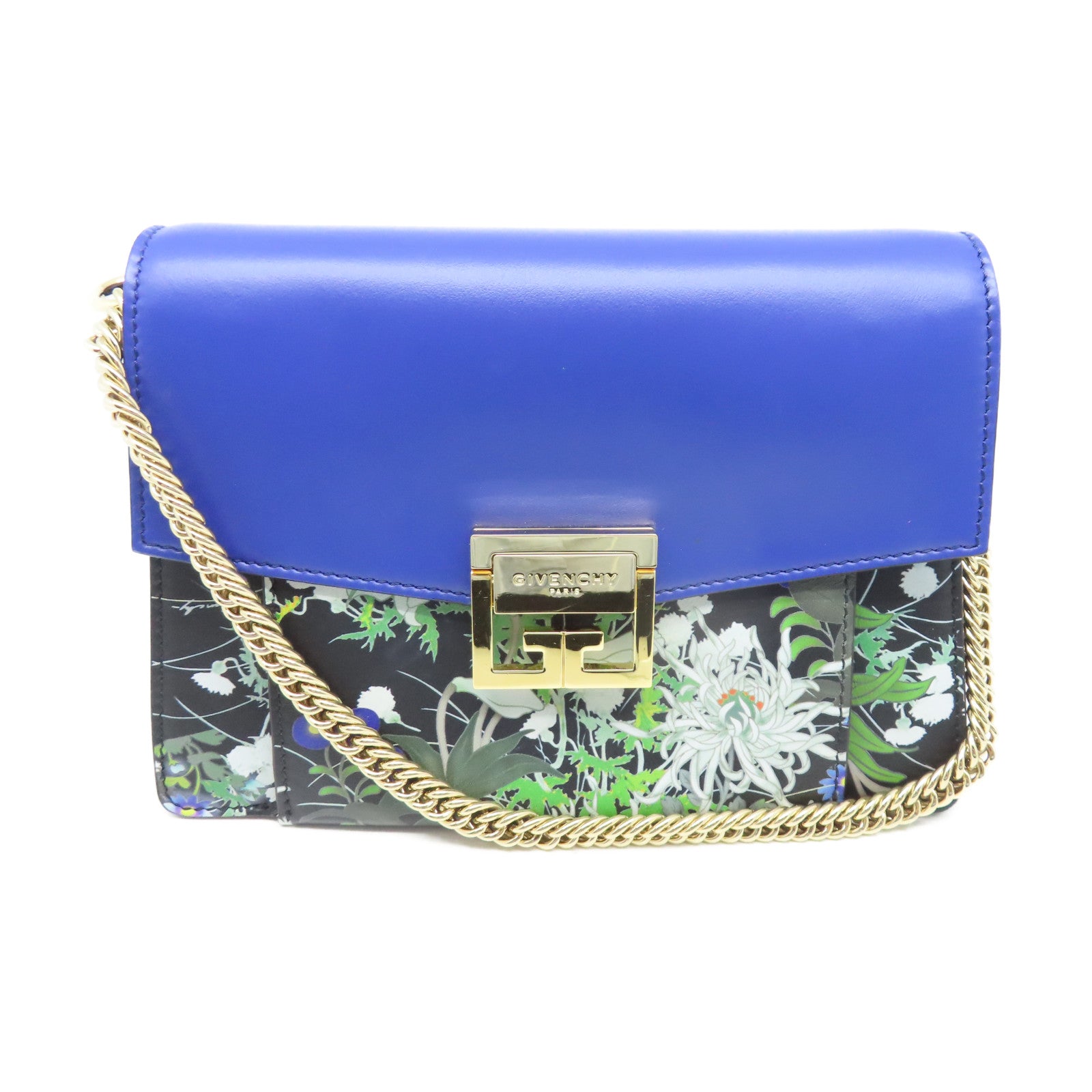 GIVENCHY 牛皮皮革Shoulder Bag金扣鏈帶肩背袋多色