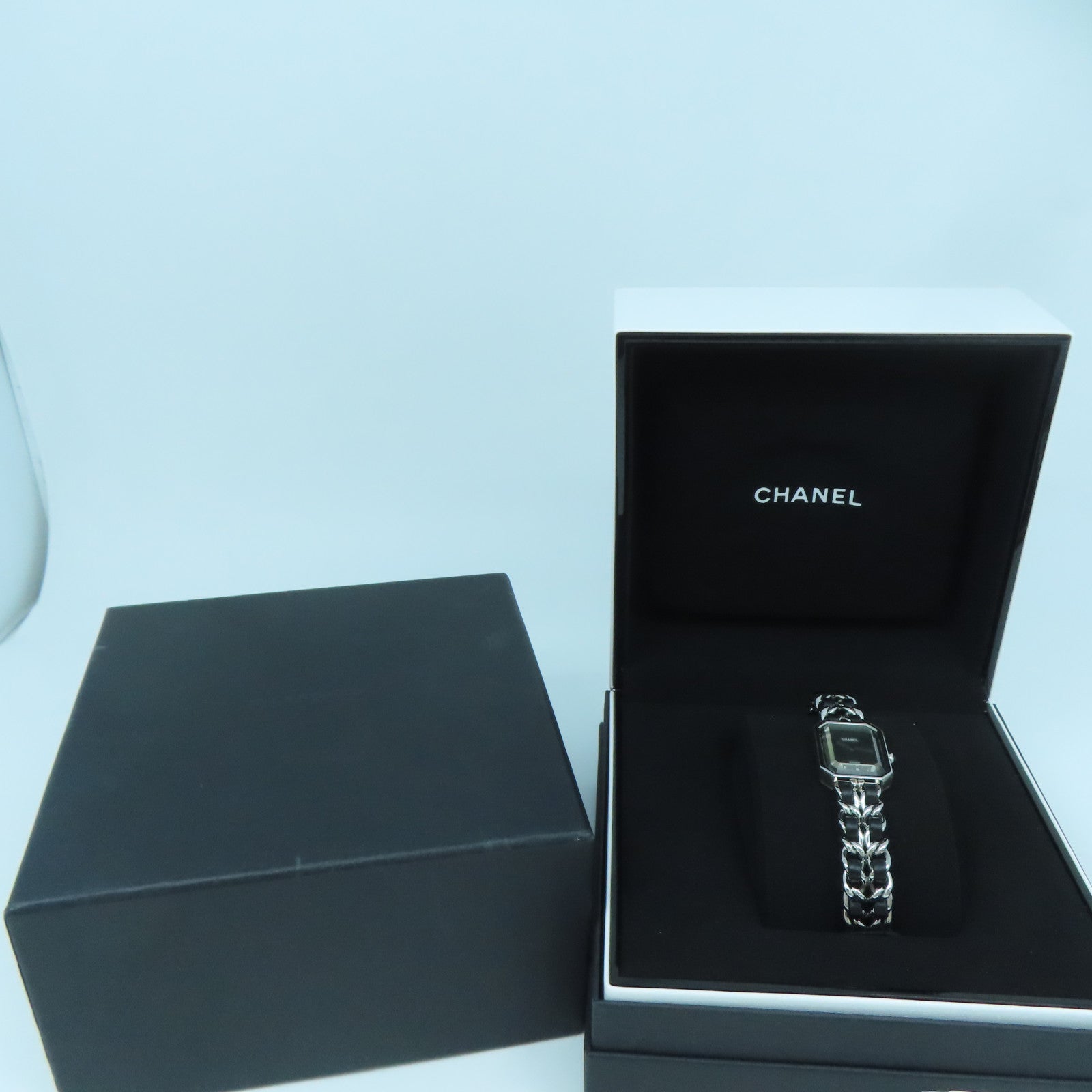 CHANEL Premiere Rock不锈钢手表石英机芯银色/黑色