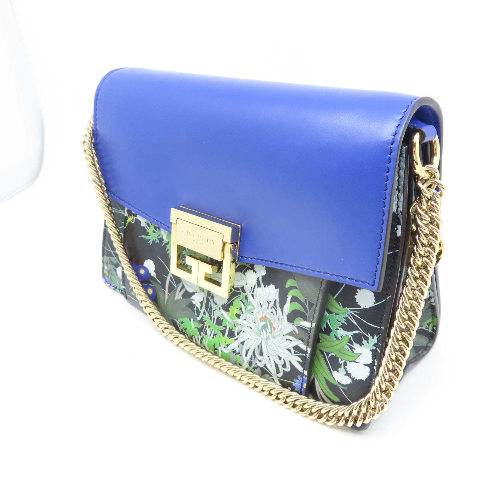 GIVENCHY 牛皮皮革Shoulder Bag金扣鏈帶肩背袋多色