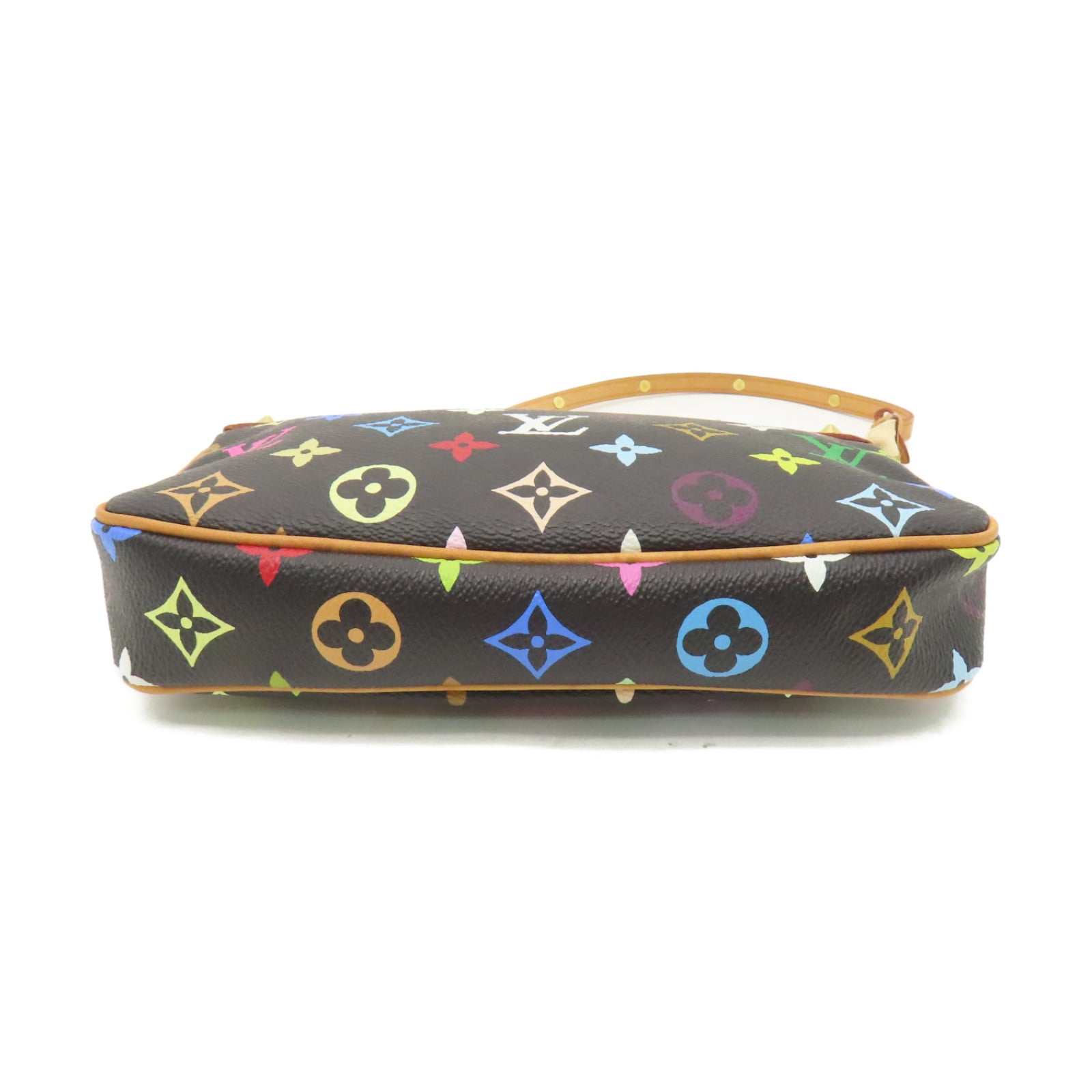 LOUIS VUITTON Monogram Multicolore Chain Shoulder Bag金扣鏈帶肩背袋黒色/彩色