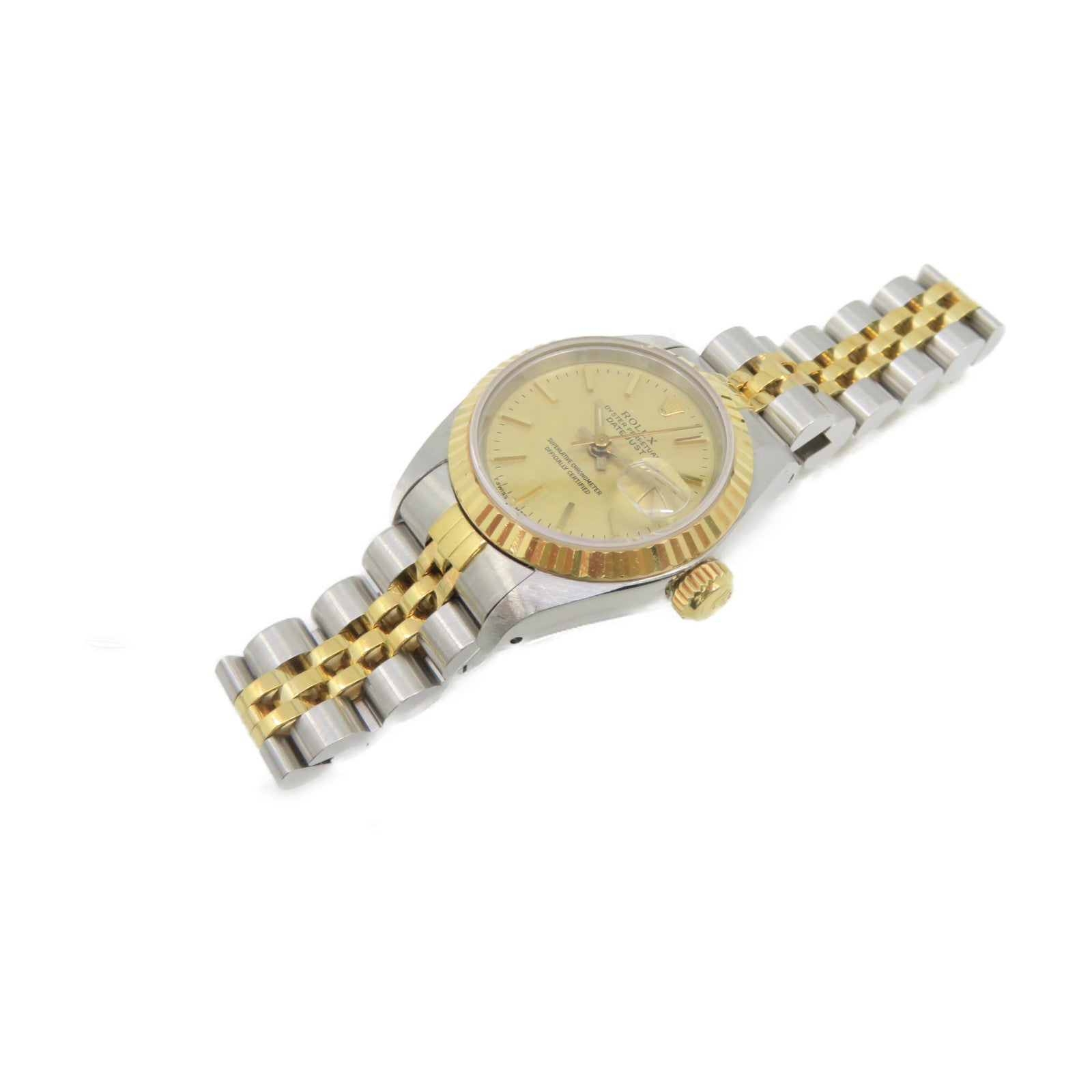 ROLEX 【激减优惠】Datejust不锈钢/18K黄金自动机芯手表金色/银色