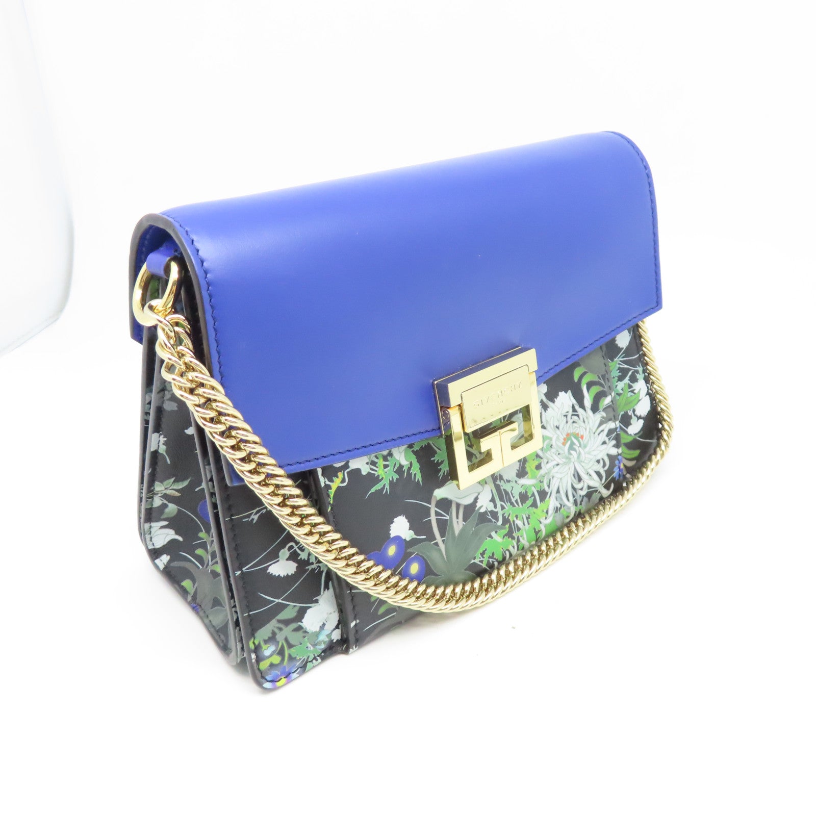 GIVENCHY 牛皮皮革Shoulder Bag金扣鏈帶肩背袋多色