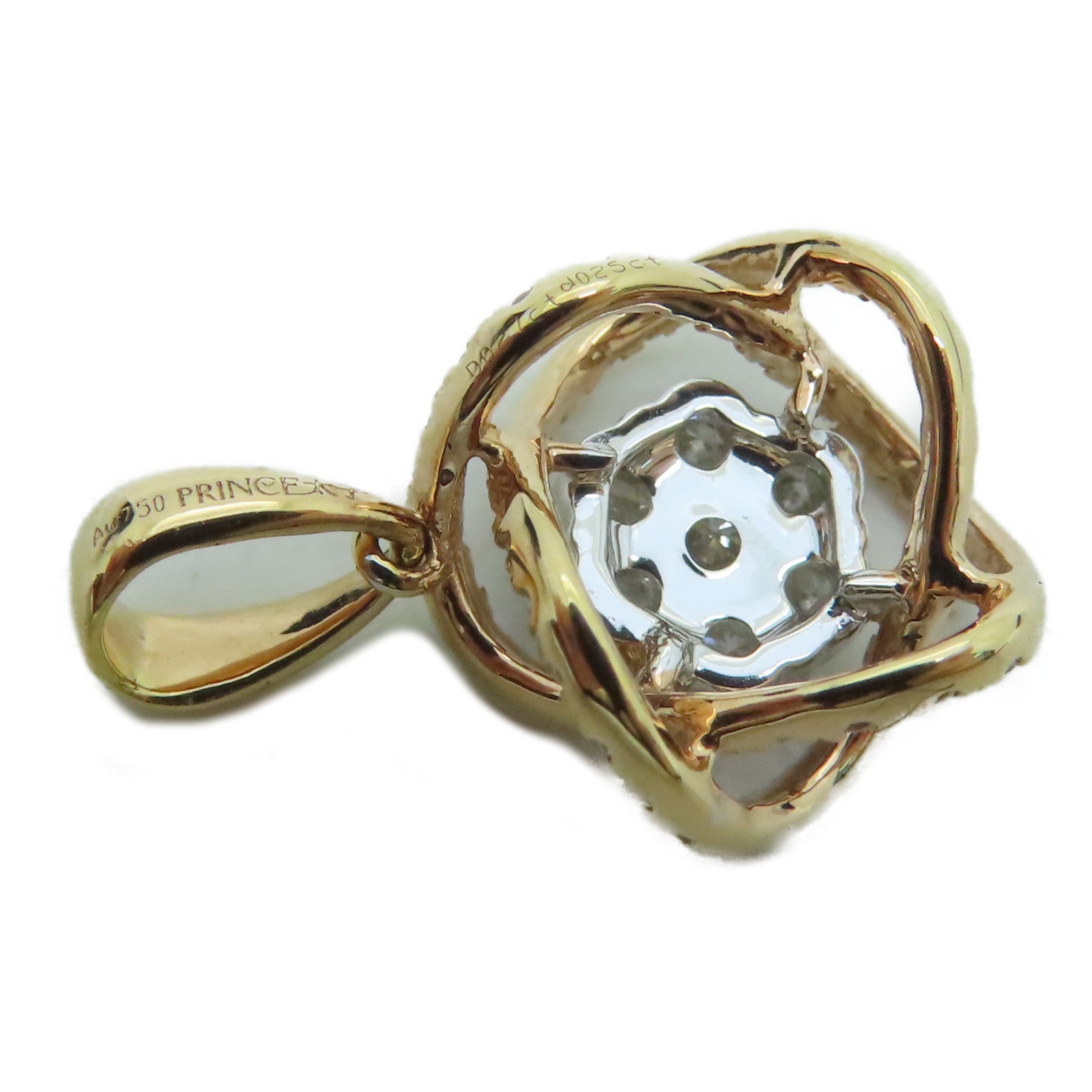 JEWELRY 【激減優惠】18K玫瑰金Diamond Pendant Top墜飾