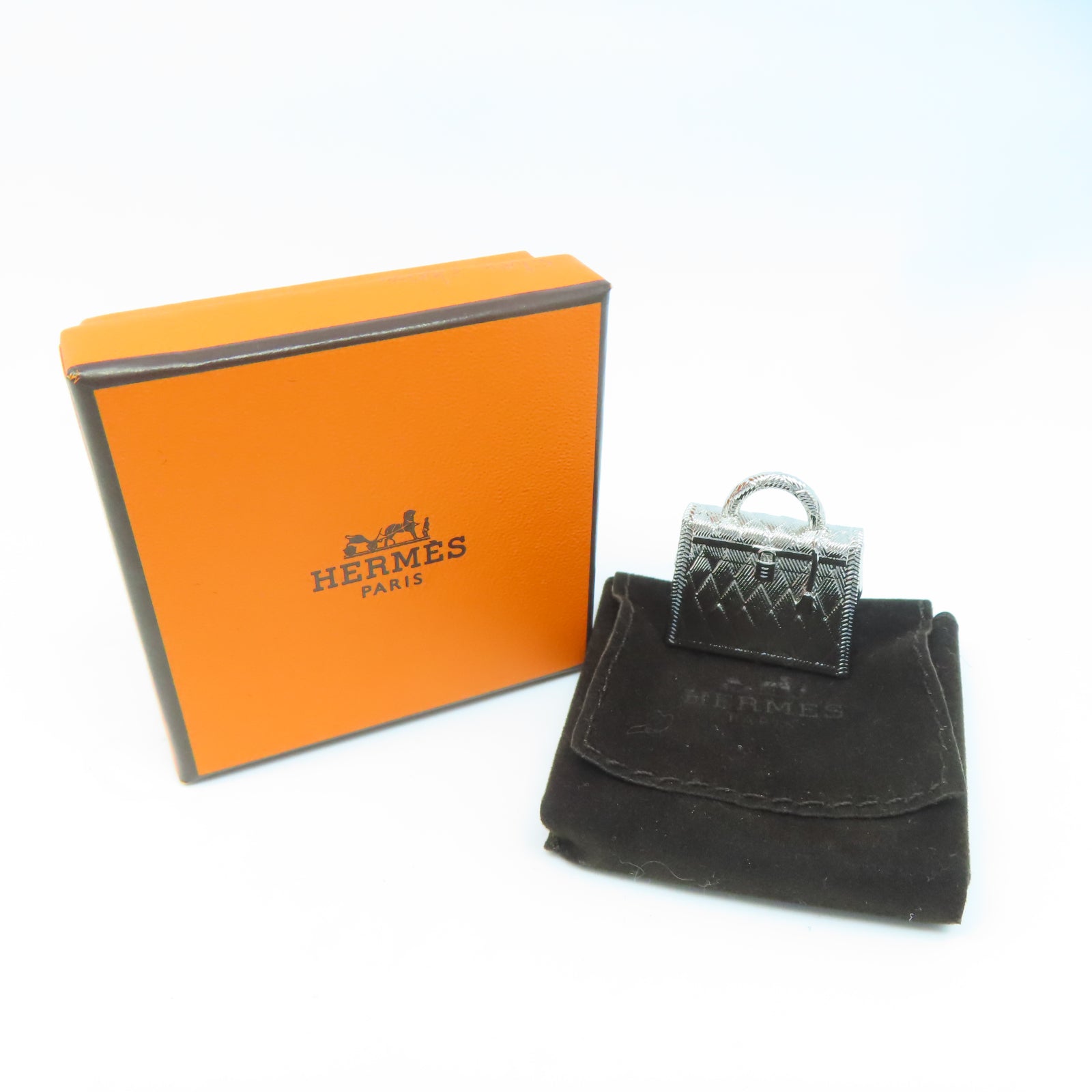 HERMES 【激減優惠】金屬Charm GD 0139掛飾銀色