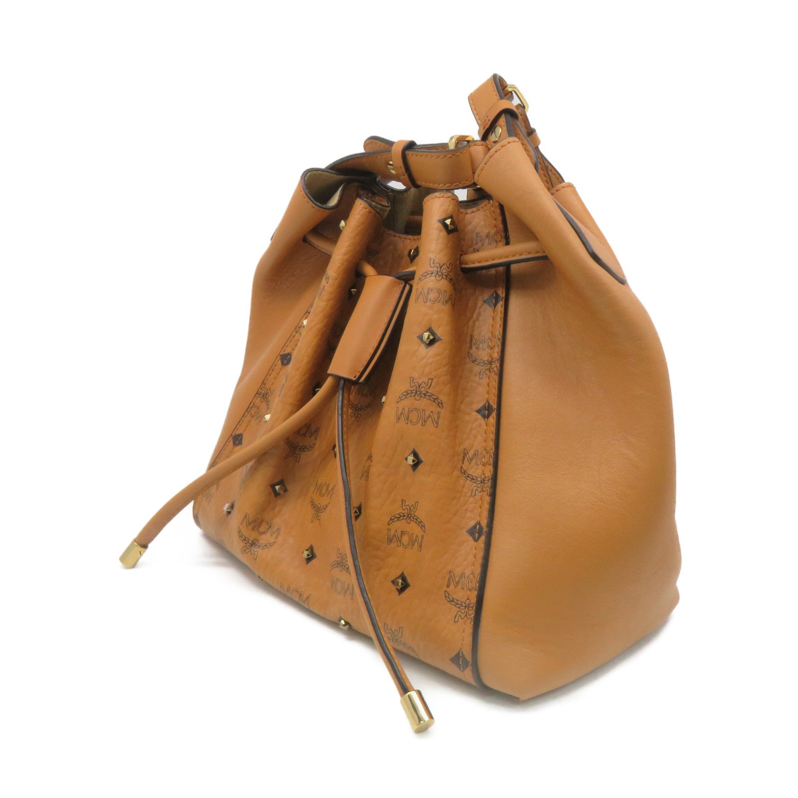 MCM 牛皮皮革Shoulder Bag肩背袋啡色
