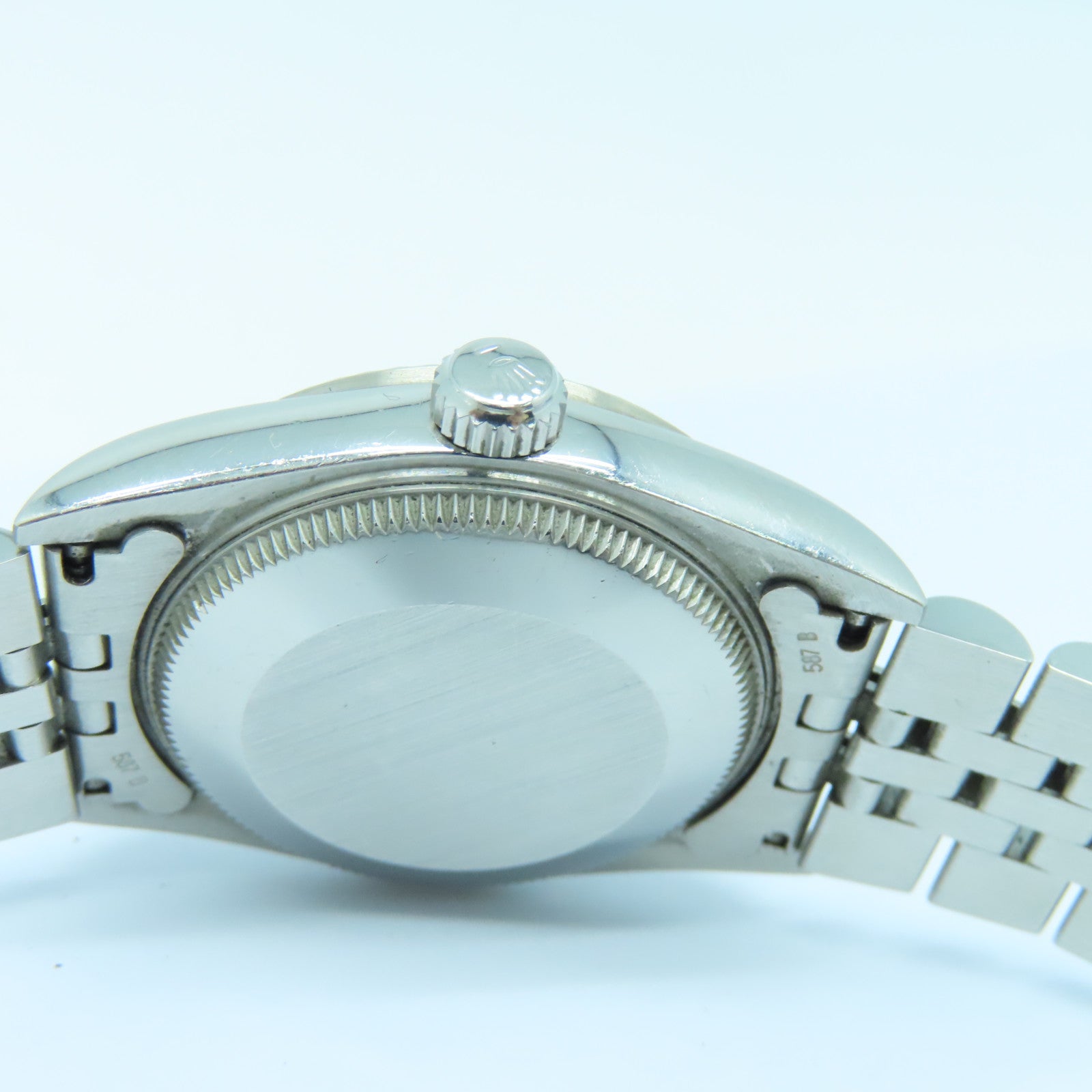 ROLEX Datejust 18K White Gold/Stainless Steel Watch Automatic Movement Pink