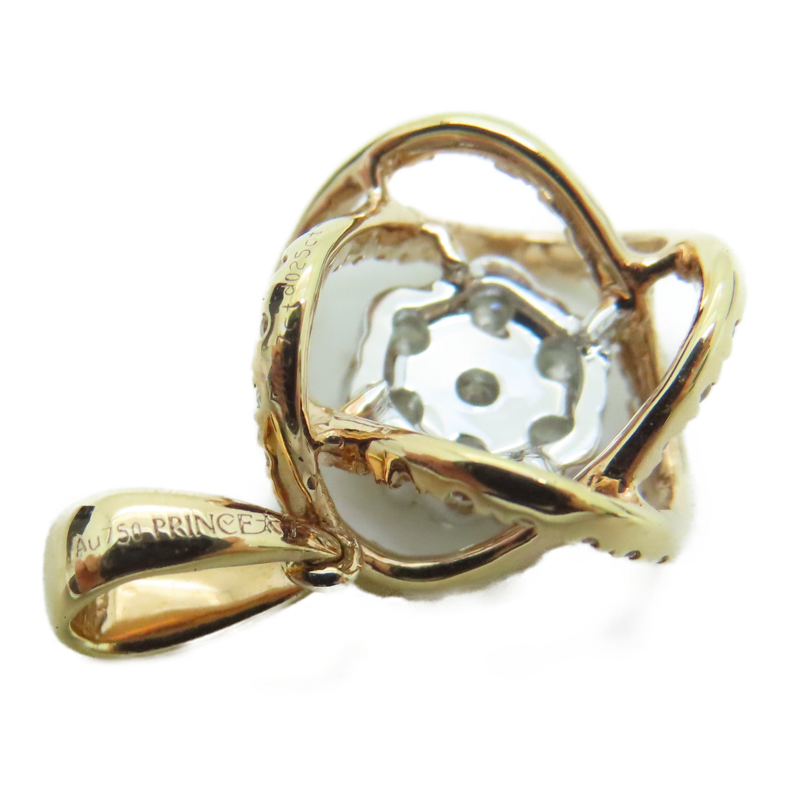 JEWELRY 【激減優惠】18K玫瑰金Diamond Pendant Top墜飾