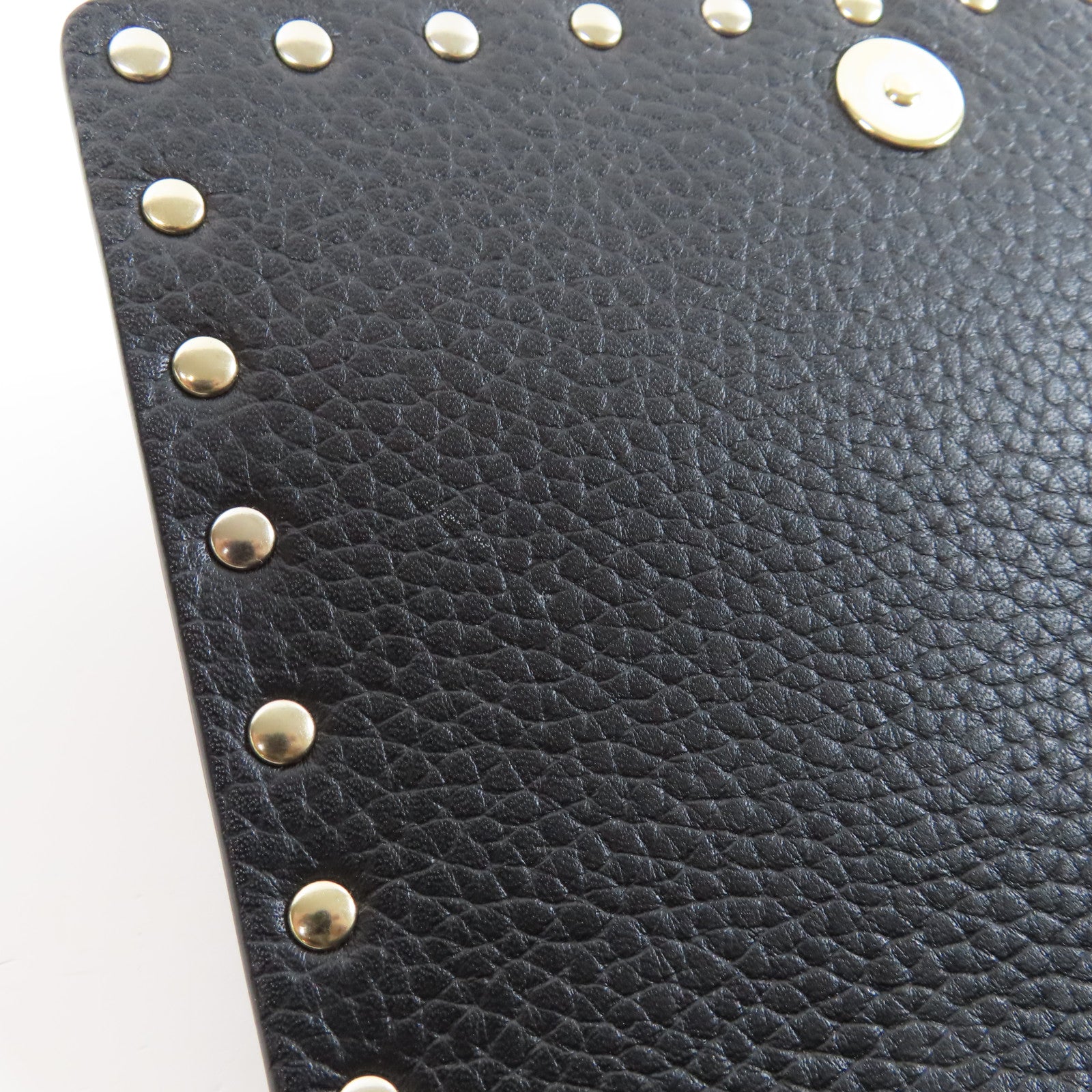 Valentino 牛皮皮革Chain Shoulder Bag金扣鏈帶肩背袋黑色