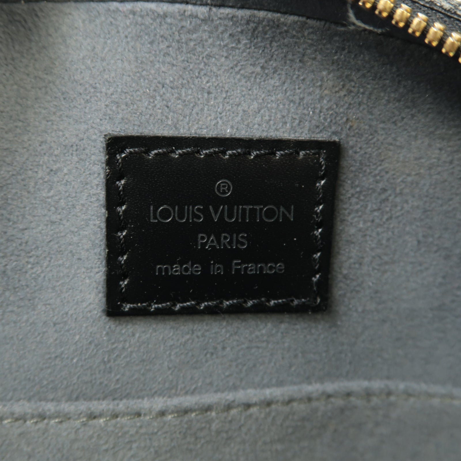 LOUIS VUITTON Epi Jasmin金扣手挽袋黒色