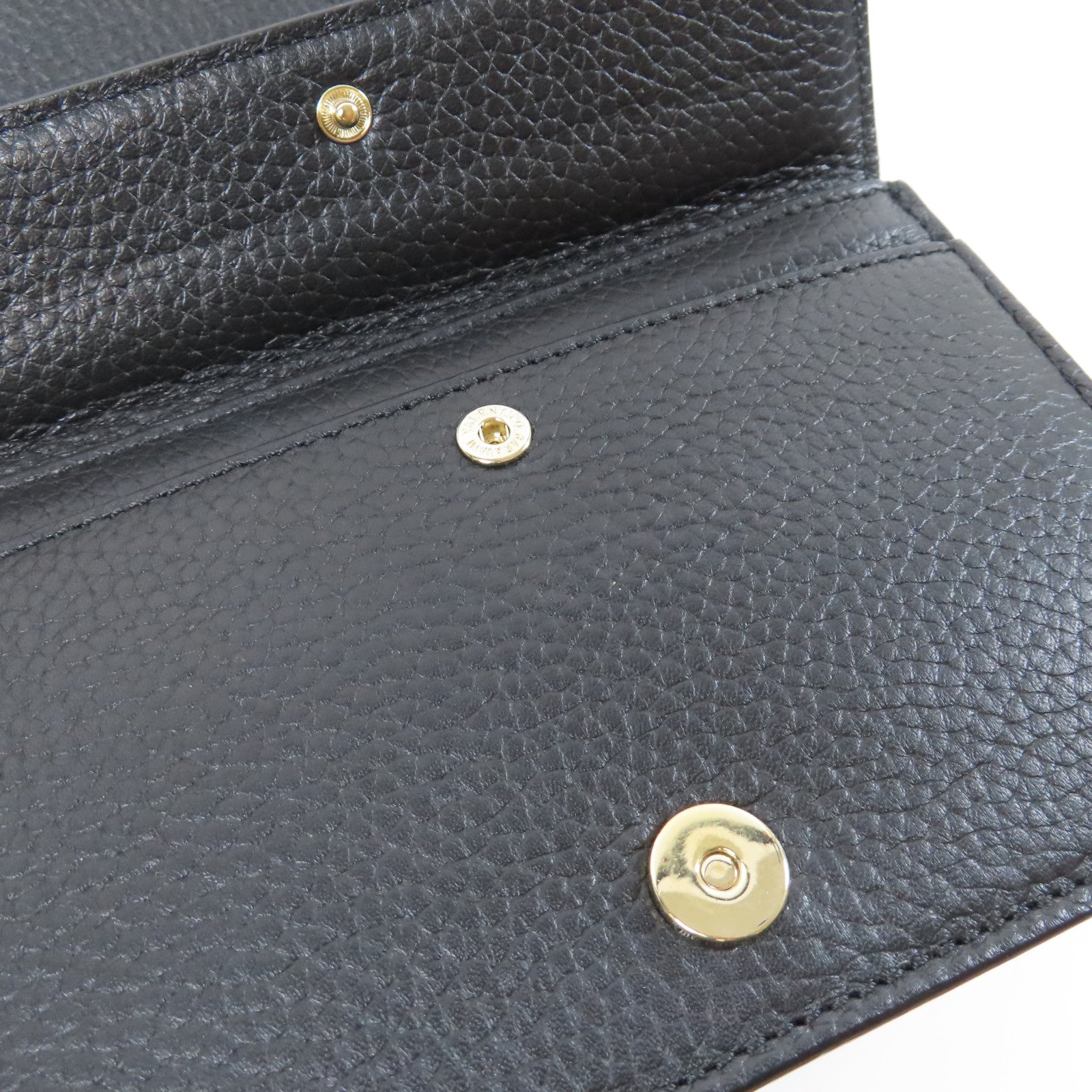 Valentino 牛皮皮革Chain Shoulder Bag金扣鏈帶肩背袋黑色