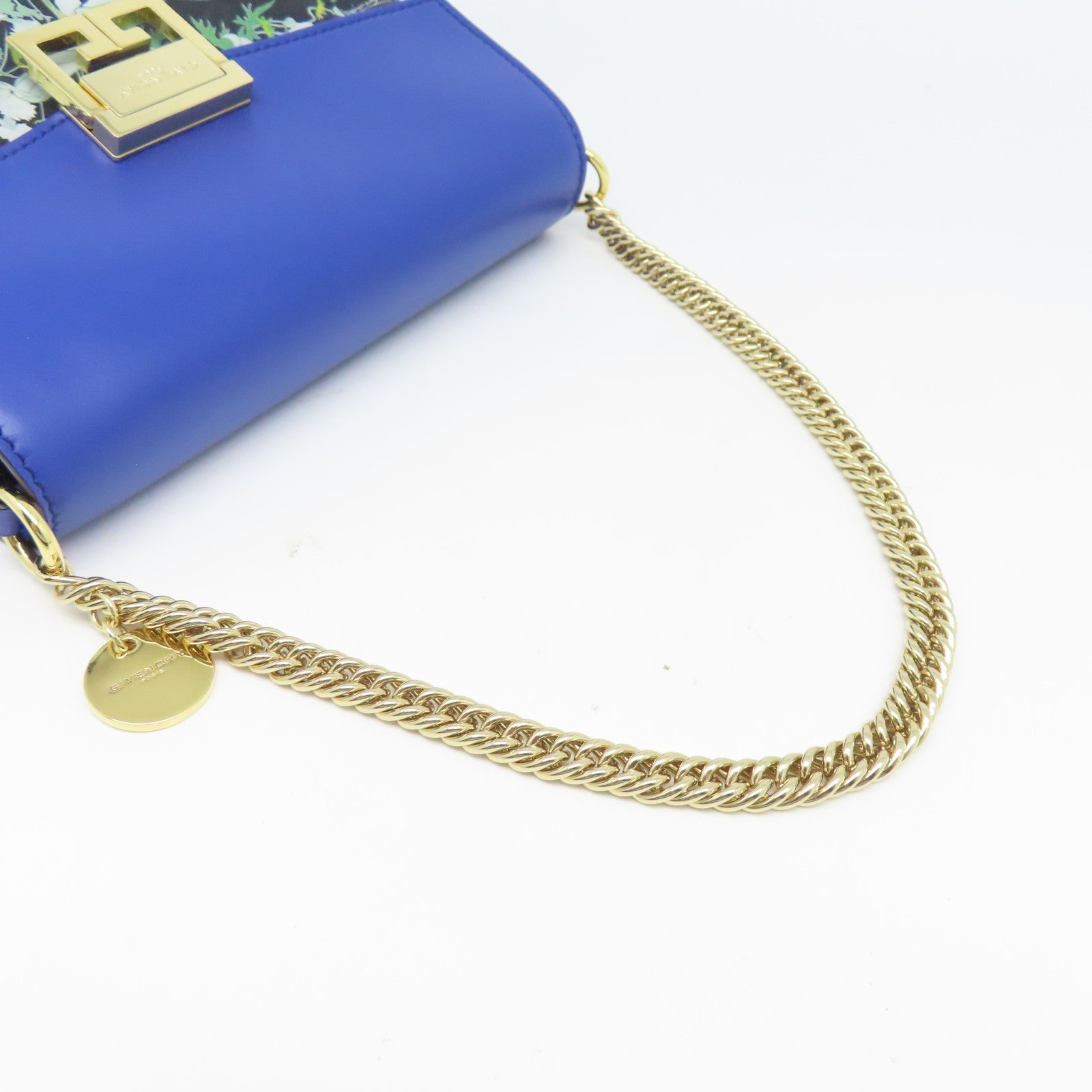 GIVENCHY 牛皮皮革Shoulder Bag金扣鏈帶肩背袋多色