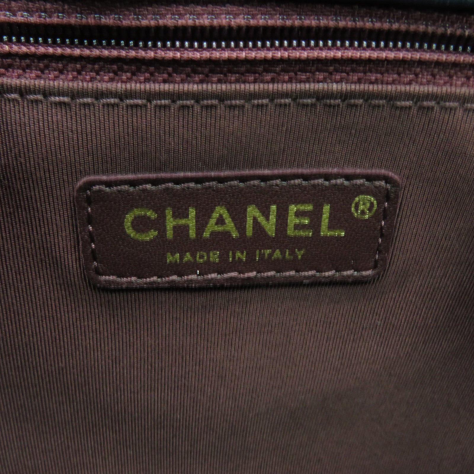 CHANEL Lingge cowhide leather Shoulder Bag gold buckle chain shoulder bag dark blue