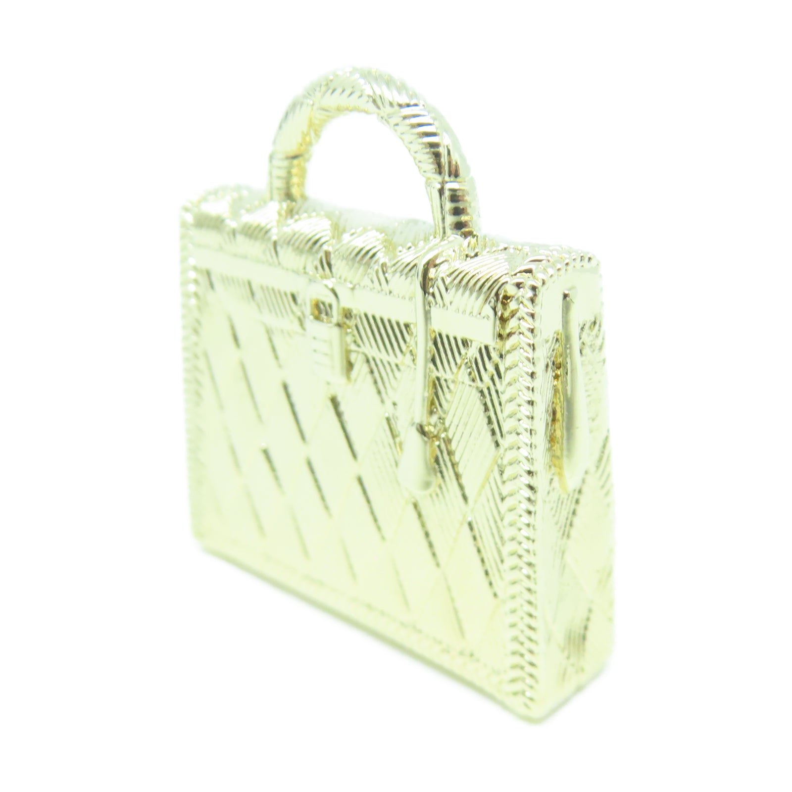 HERMES 【激減優惠】金屬Curiosite Kelly Guilloche Charm掛飾/吊墜金色