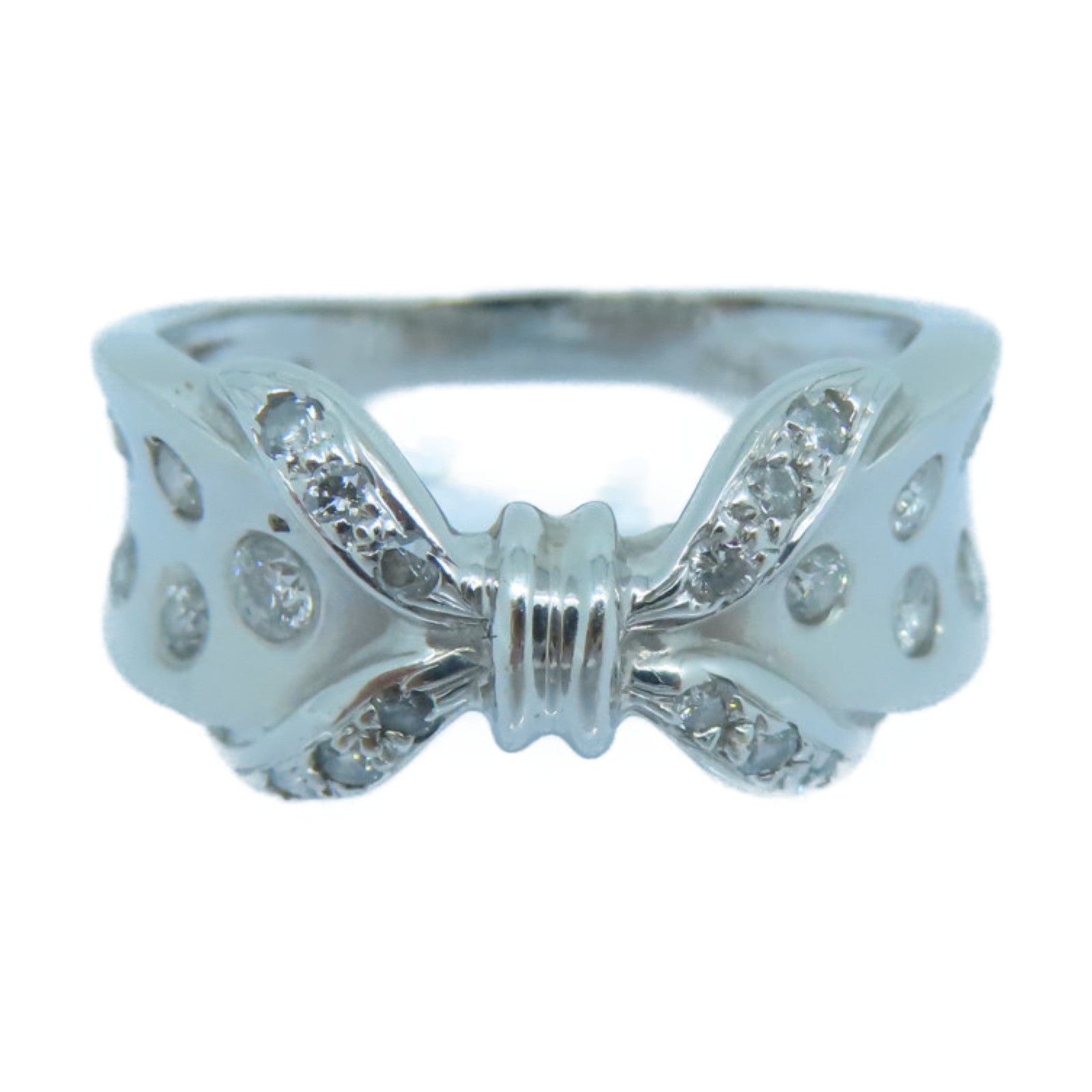 JEWELRY 18K白金Diamond Ring钻石戒指US#5