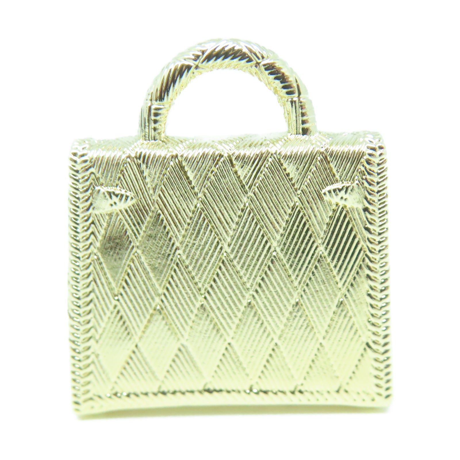 HERMES 【激減優惠】金屬Curiosite Kelly Guilloche Charm掛飾/吊墜金色