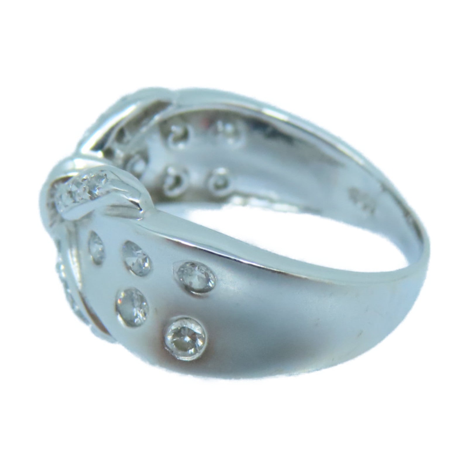 JEWELRY 18K白金Diamond Ring钻石戒指US#5