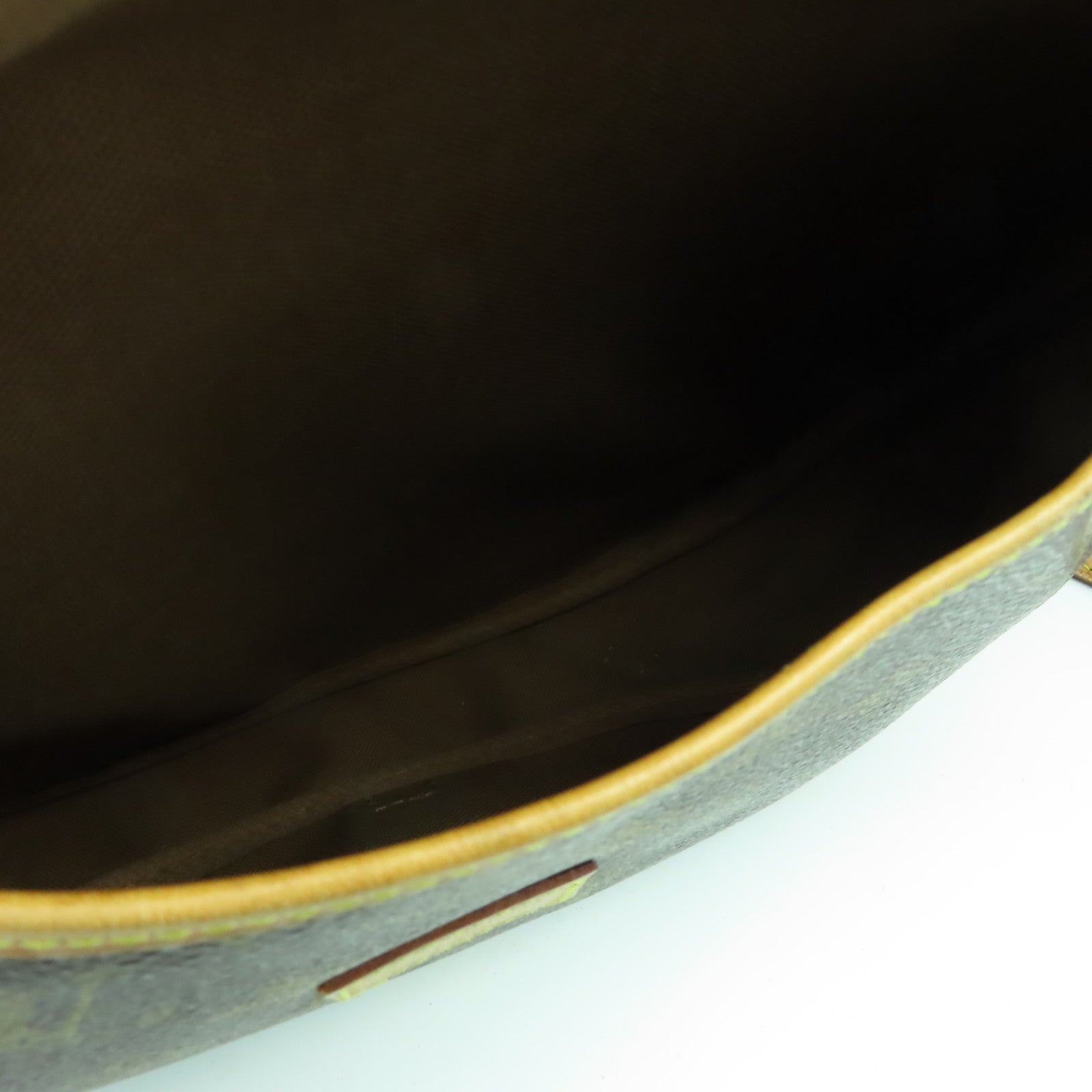 LOUIS VUITTON Monogram Saumur 30金扣肩背袋啡色