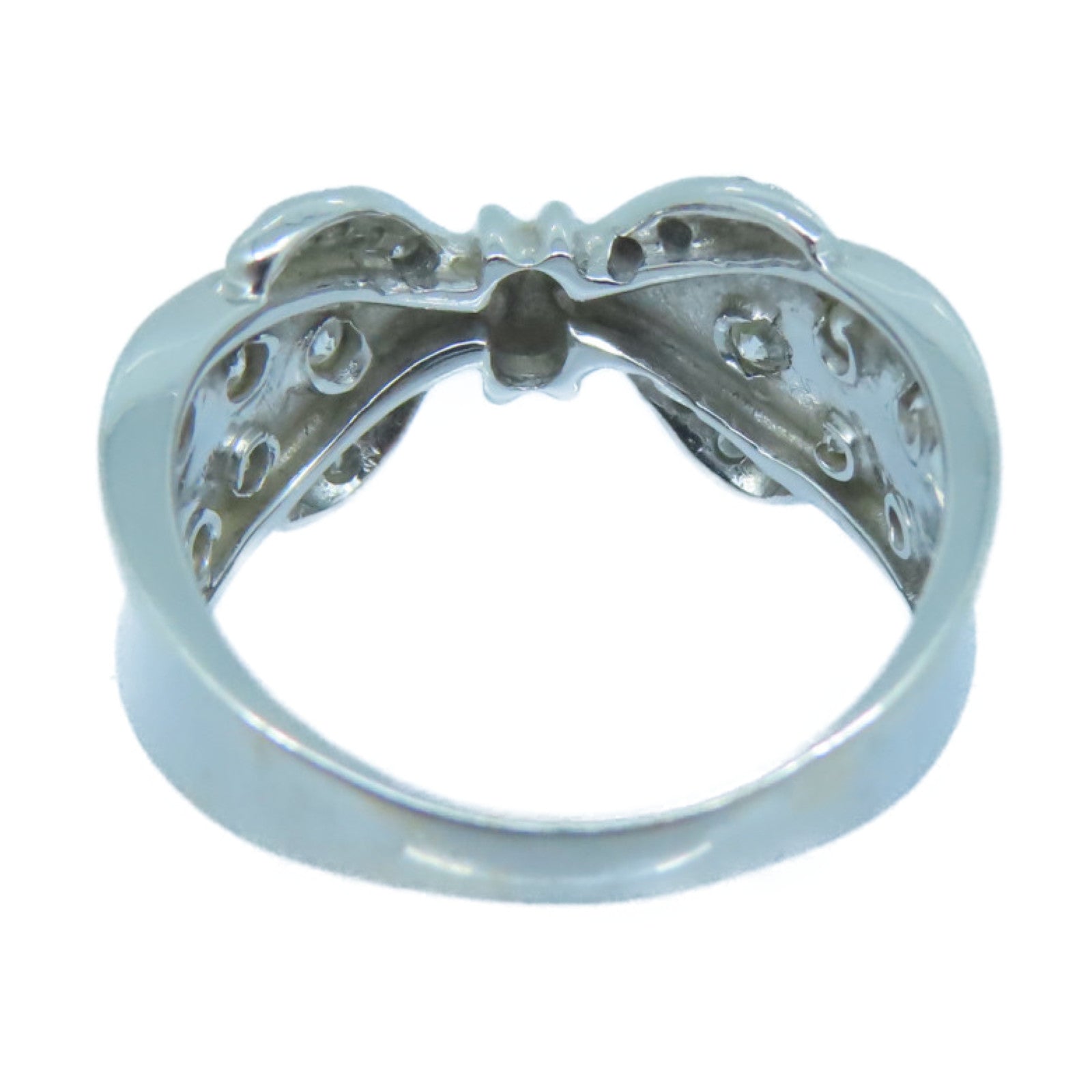 JEWELRY 18K白金Diamond Ring钻石戒指US#5