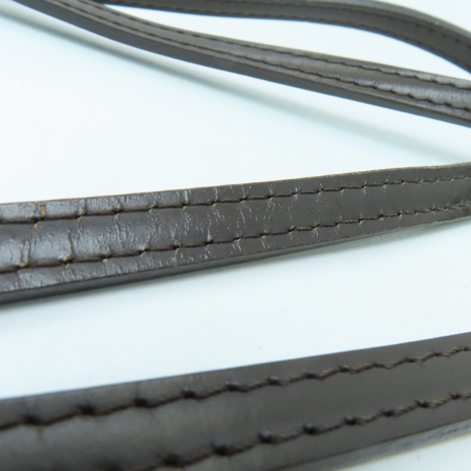 LOUIS VUITTON Damier Neverfull MM手挽袋金扣啡色