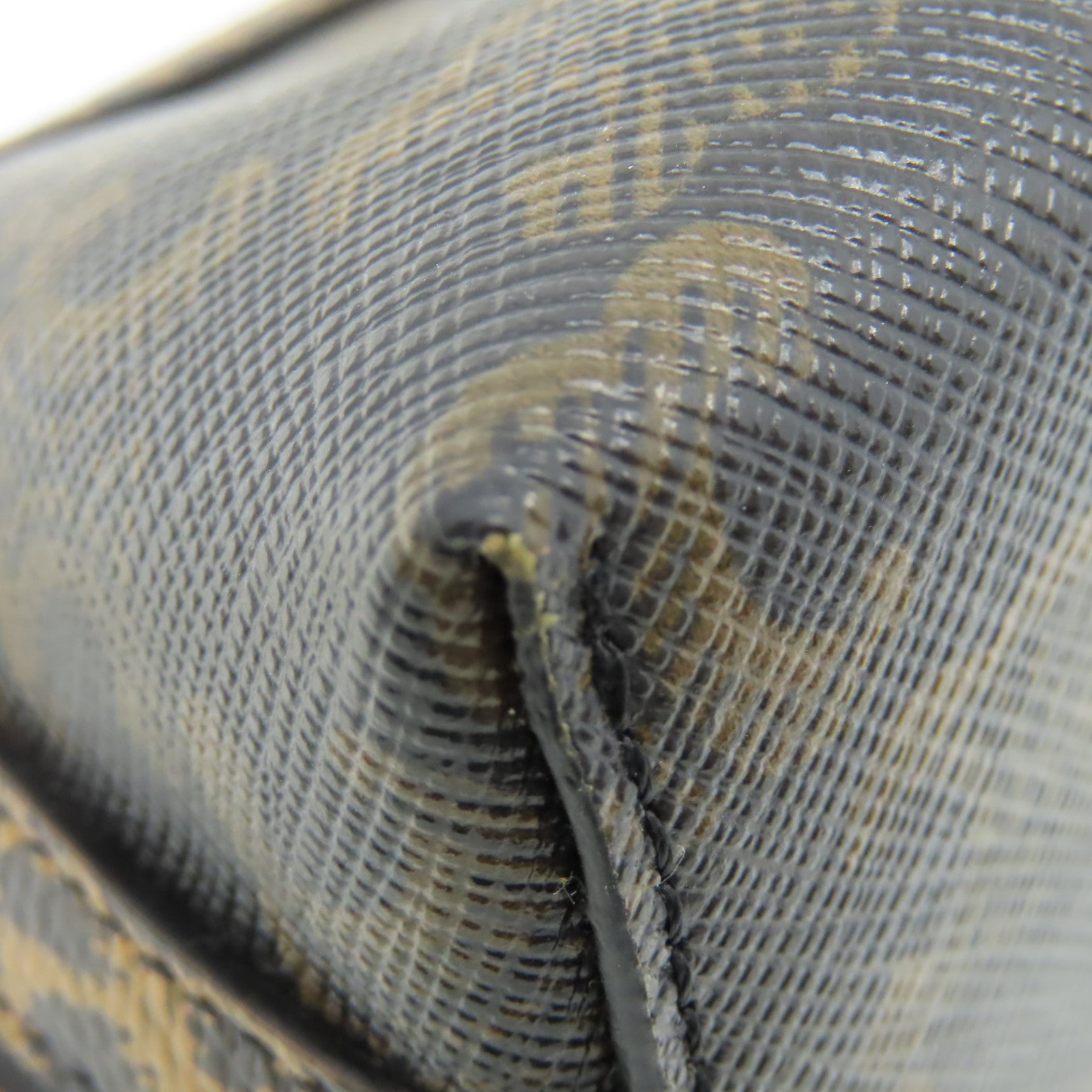 CELINE Triomphe帆布Chain Shoulder Bag金扣鏈帶肩背袋啡色