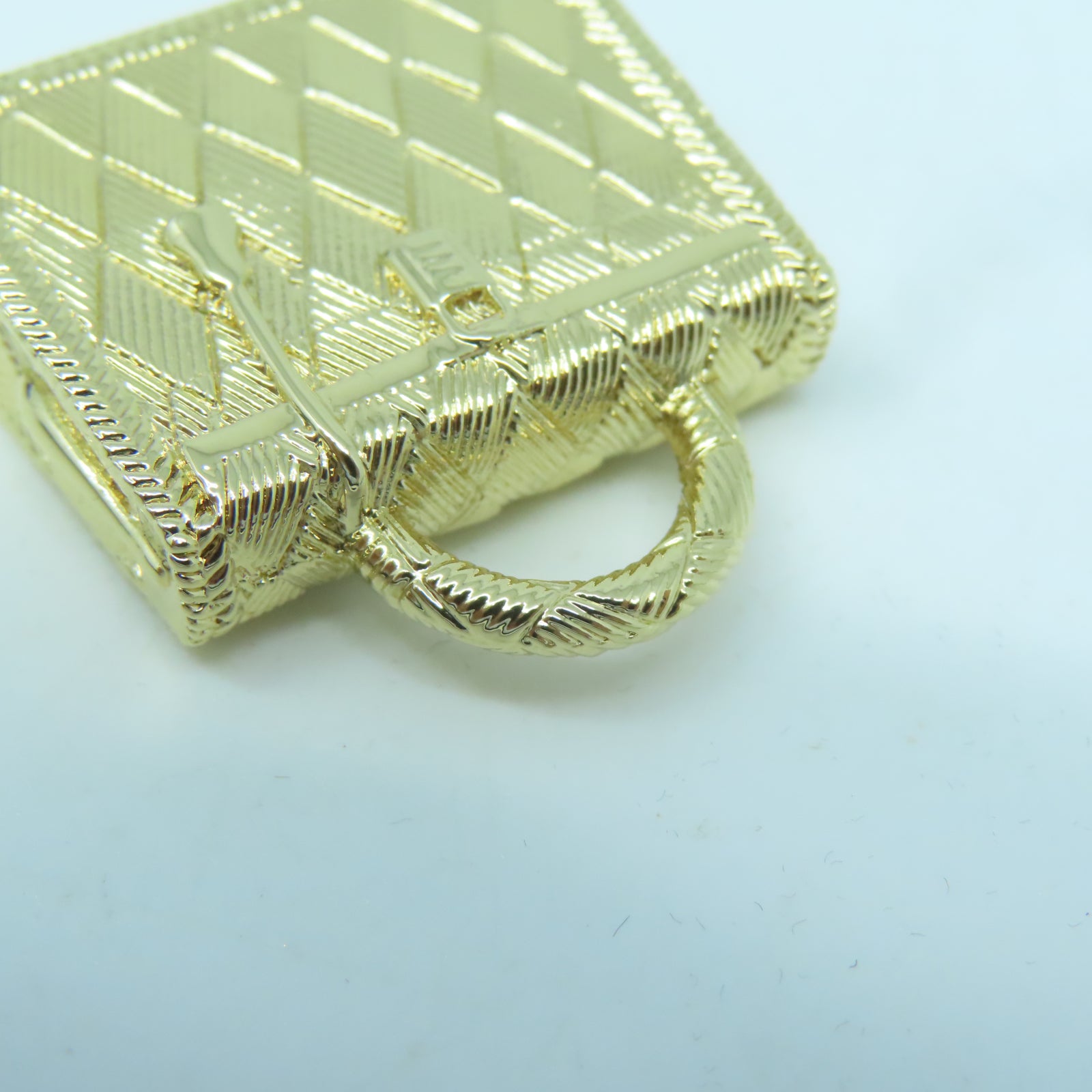 HERMES 【激減優惠】金屬Curiosite Kelly Guilloche Charm掛飾/吊墜金色