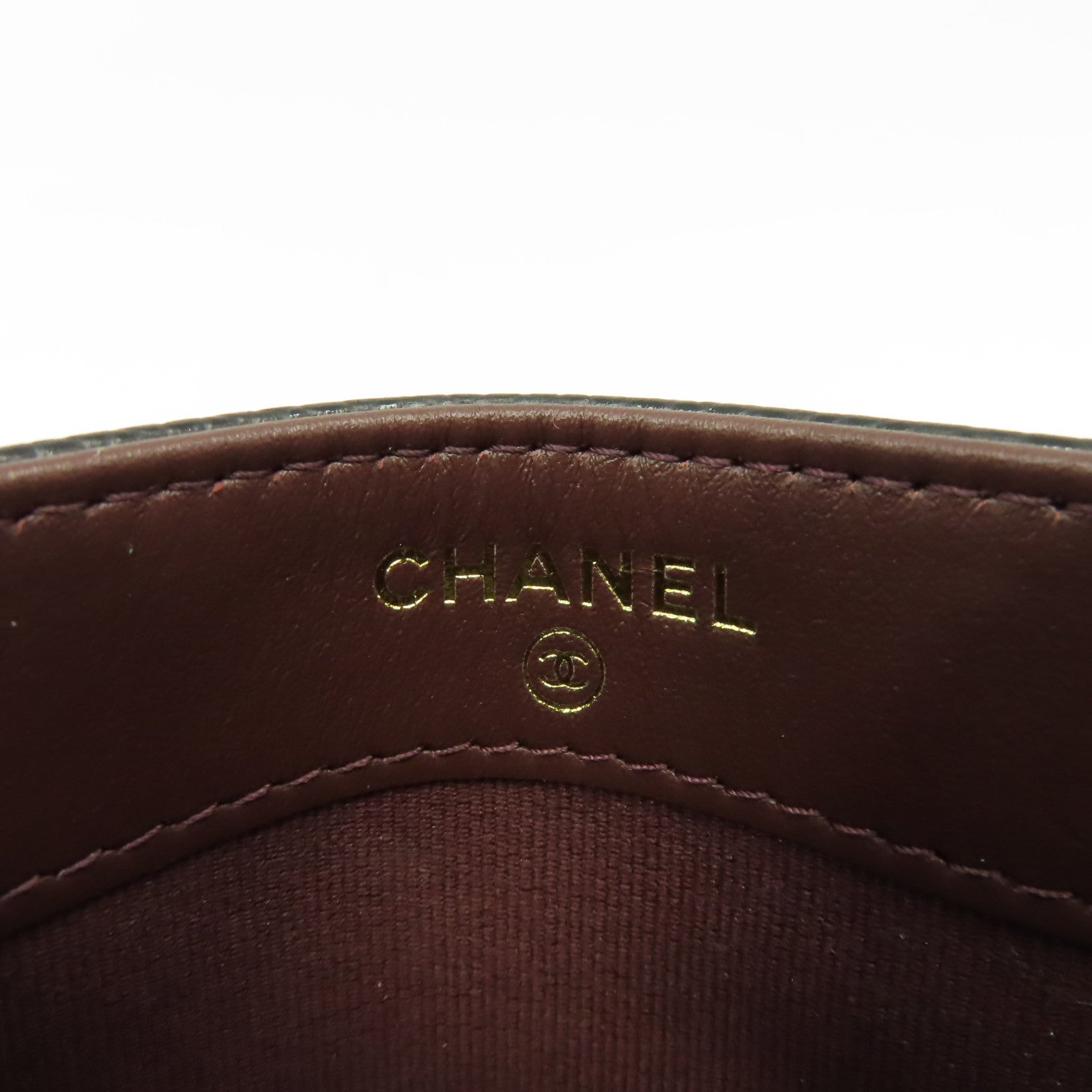 CHANEL 菱格Caviar皮革Card Case卡片套黑色